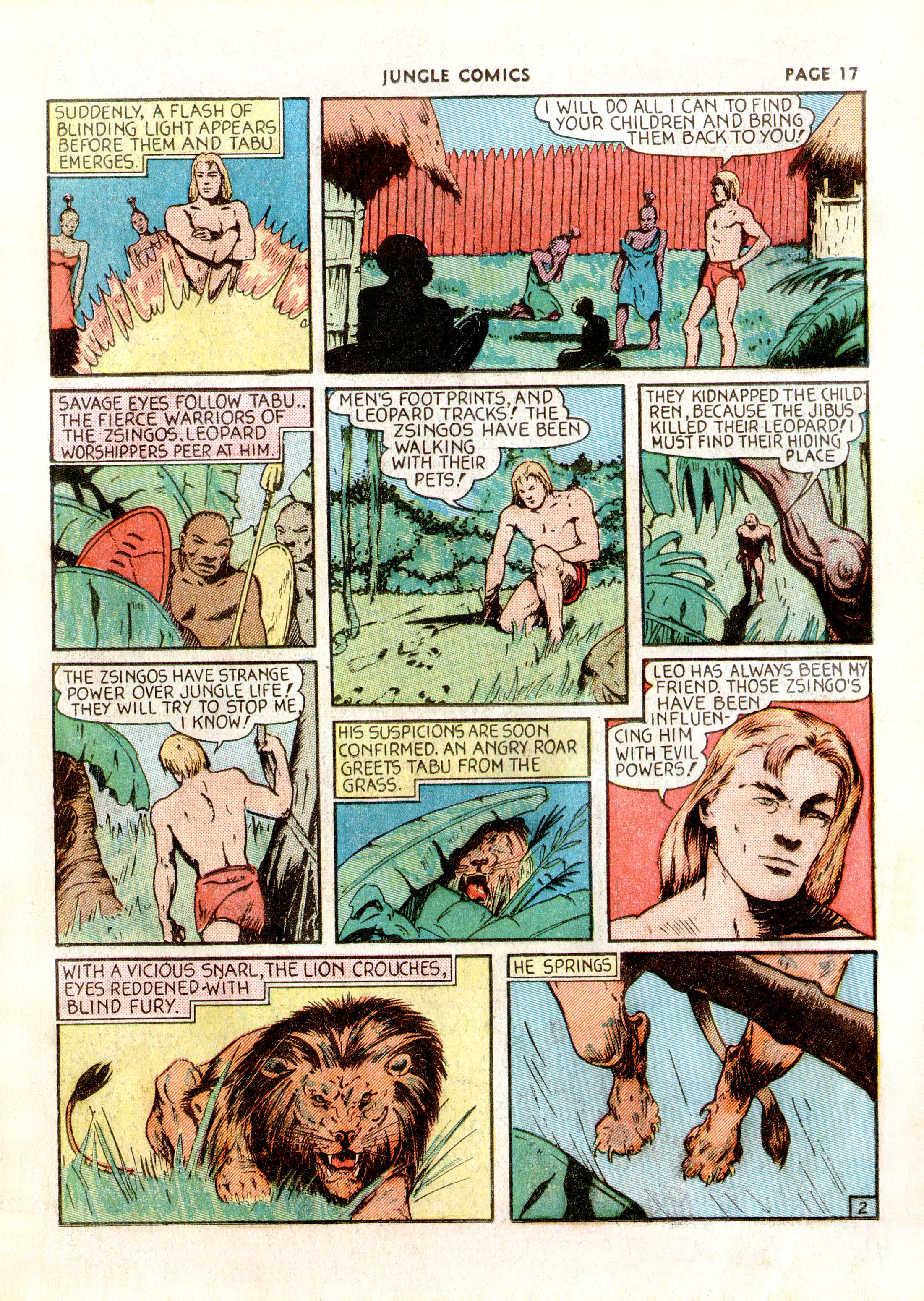 Read online Jungle Comics comic -  Issue #5 - 20