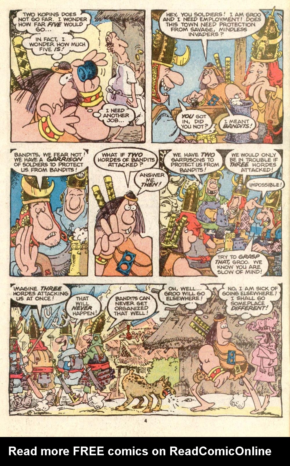 Read online Sergio Aragonés Groo the Wanderer comic -  Issue #25 - 4