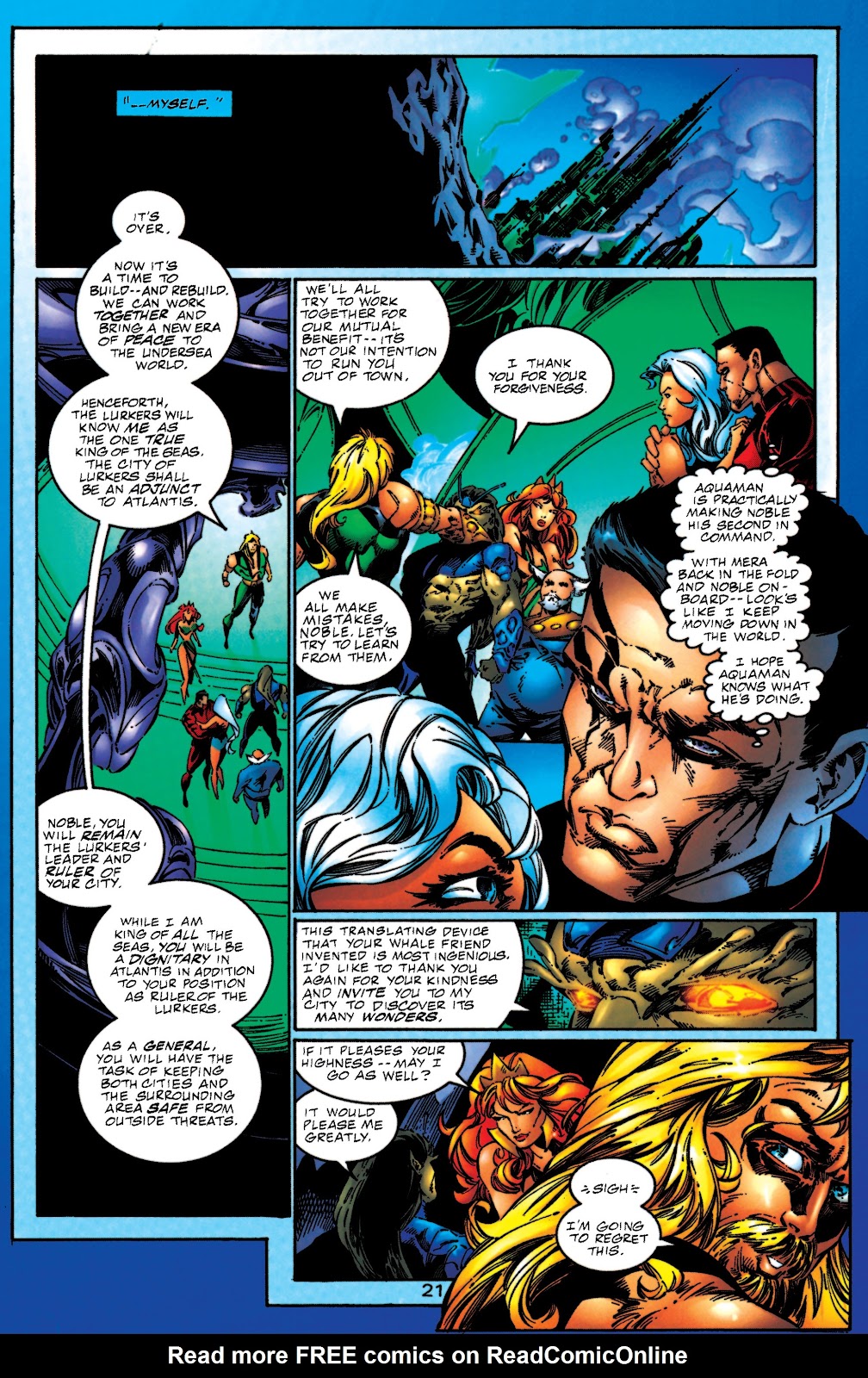 Aquaman (1994) Issue #51 #57 - English 21