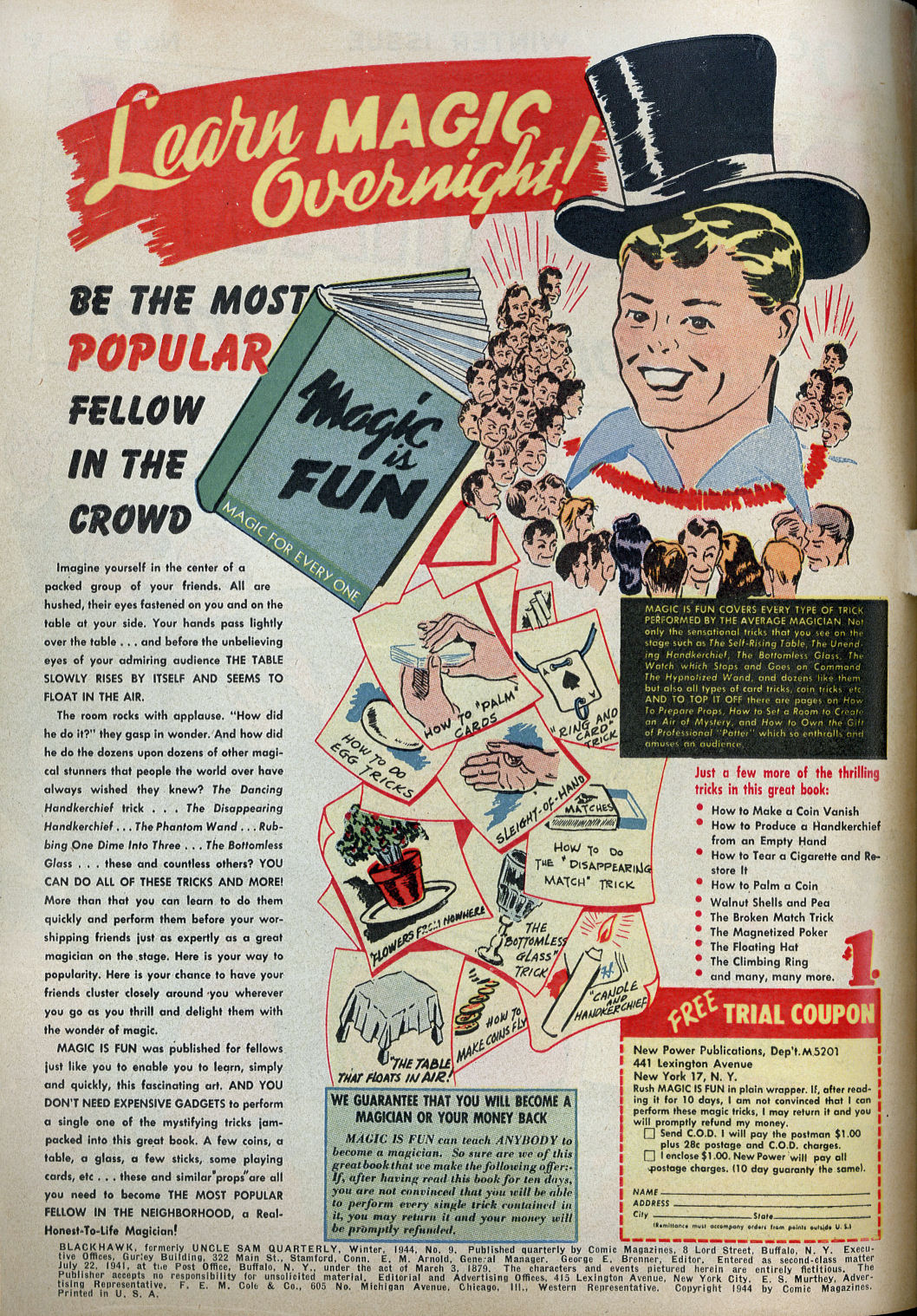 Read online Blackhawk (1957) comic -  Issue #9 - 2