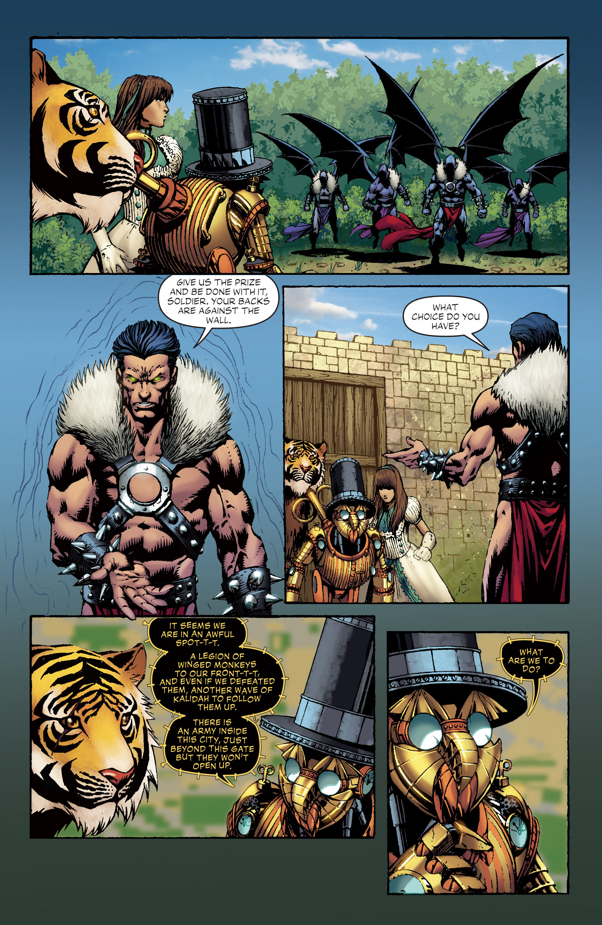 Read online Legends of Oz: Tik-Tok and the Kalidah comic -  Issue #3 - 5