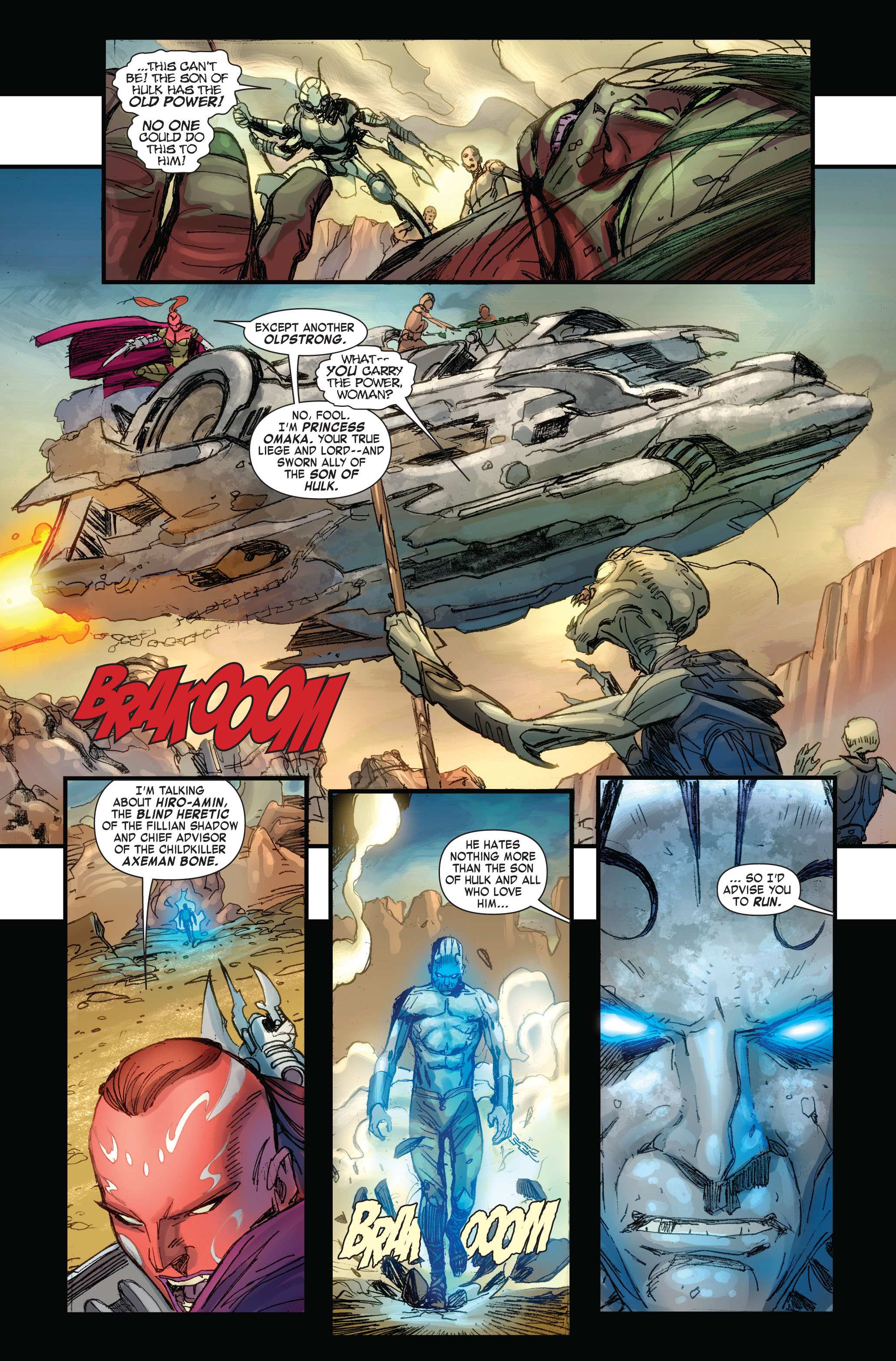 Read online Skaar: Son of Hulk comic -  Issue #5 - 4