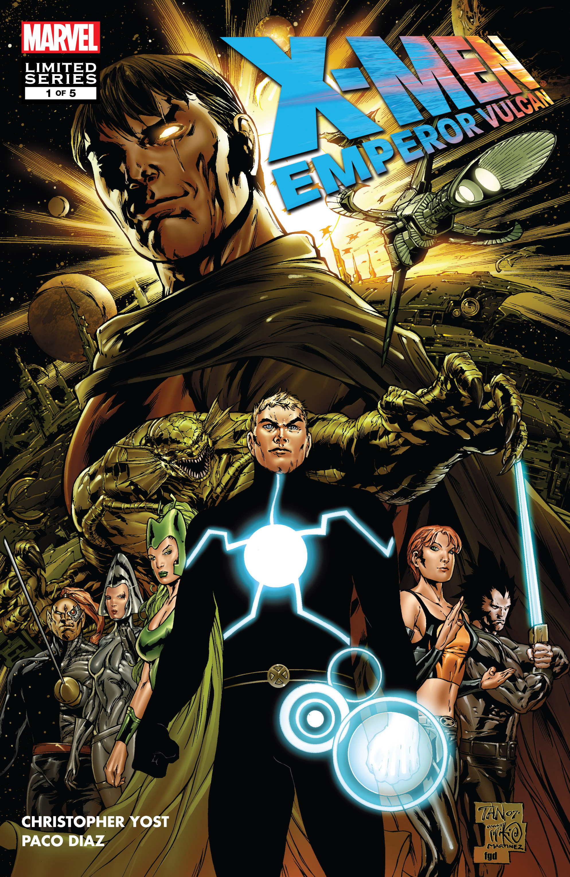 Read online X-Men: Emperor Vulcan comic -  Issue #1 - 1