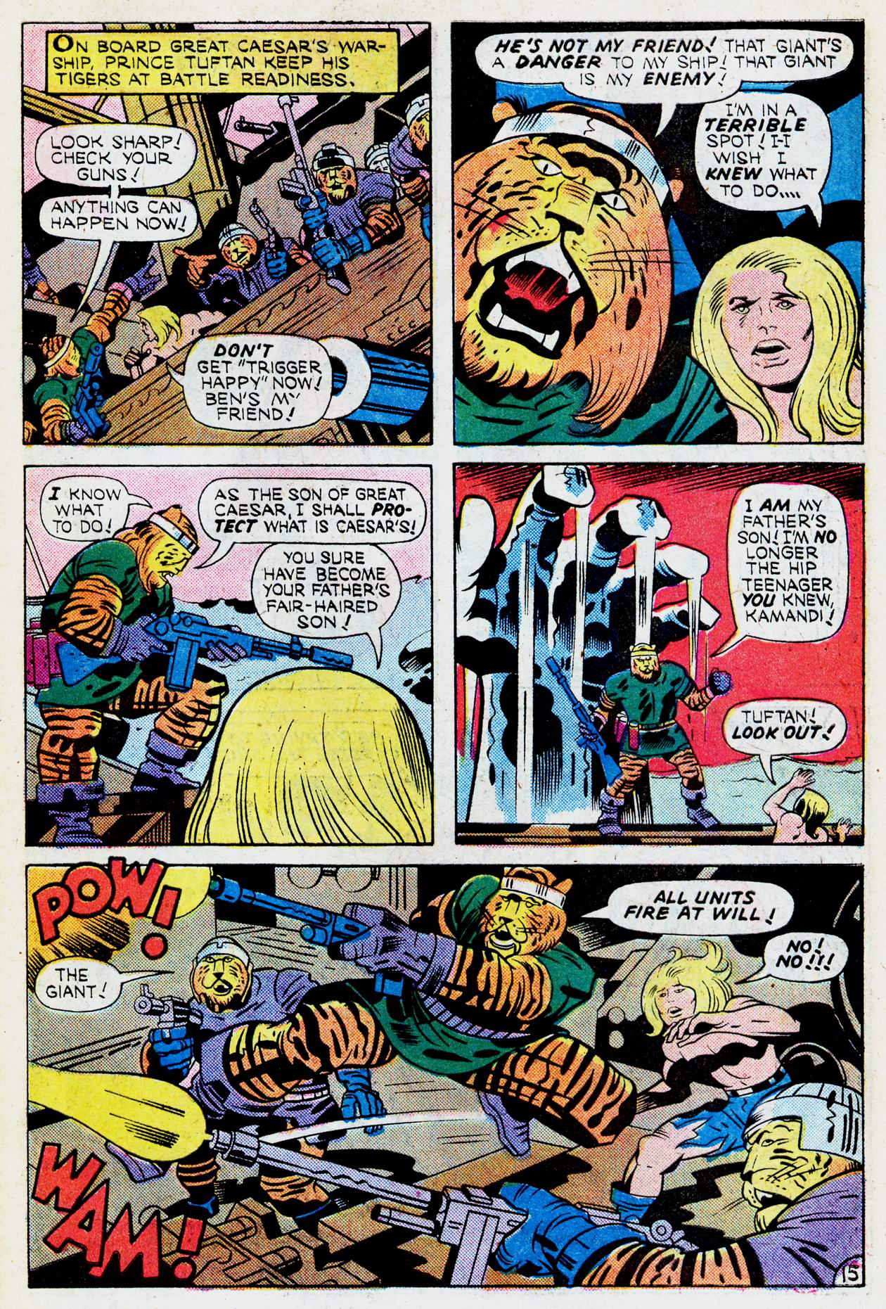 Read online Kamandi, The Last Boy On Earth comic -  Issue #31 - 17