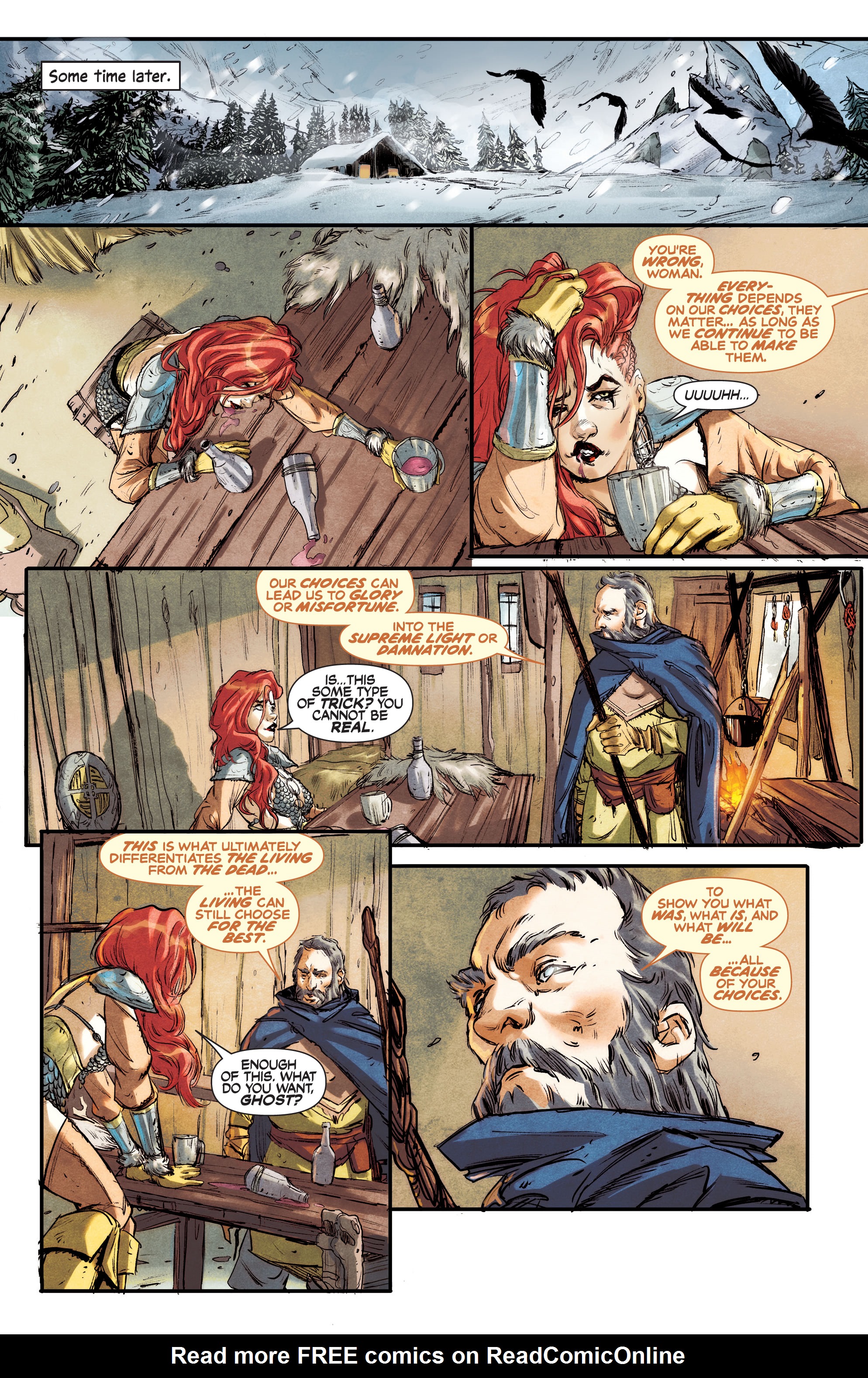 Read online Red Sonja (2019) comic -  Issue # _Holiday Special 2021 - 7