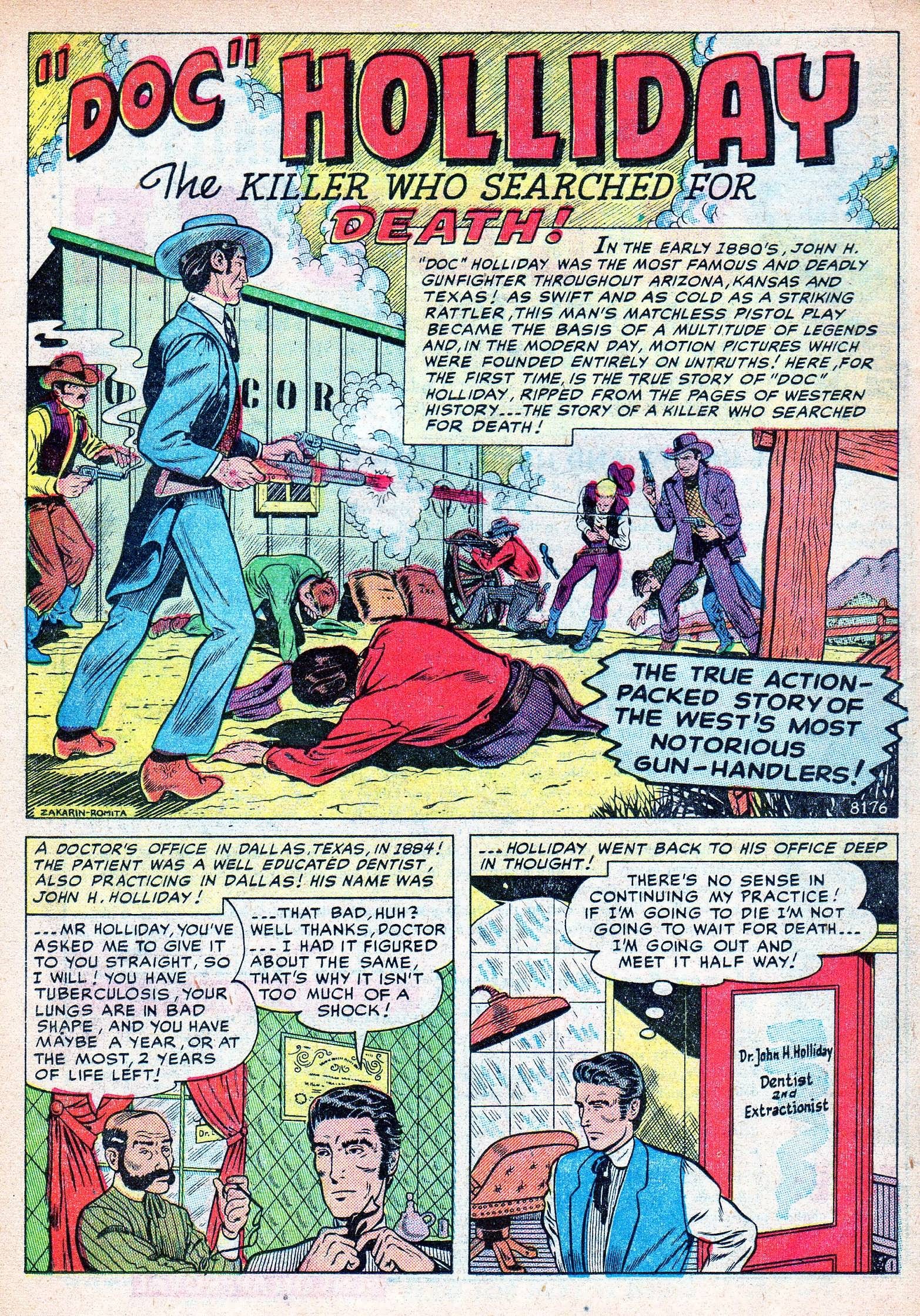Read online Two Gun Western (1950) comic -  Issue #8 - 22
