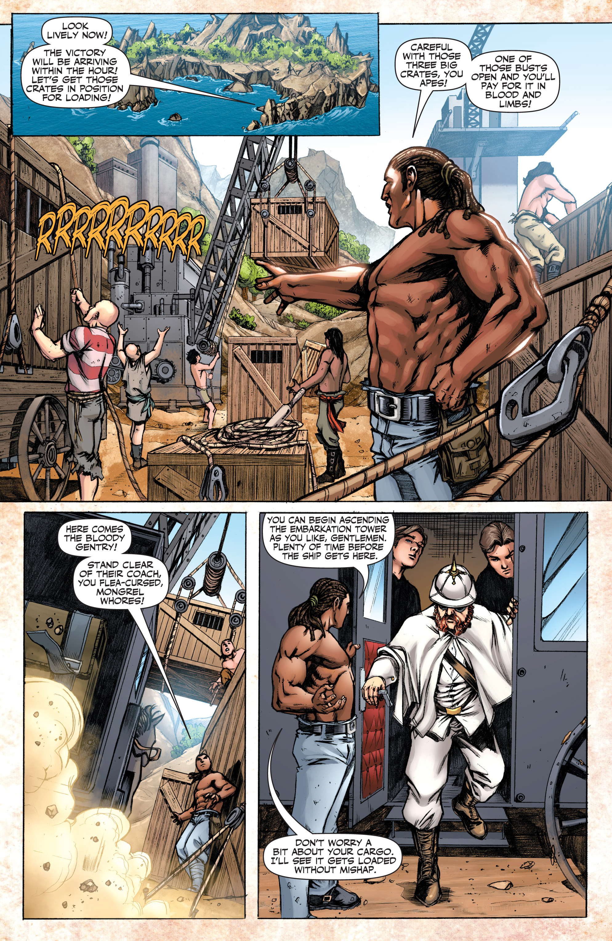 Read online Legenderry: A Steampunk Adventure comic -  Issue #3 - 4