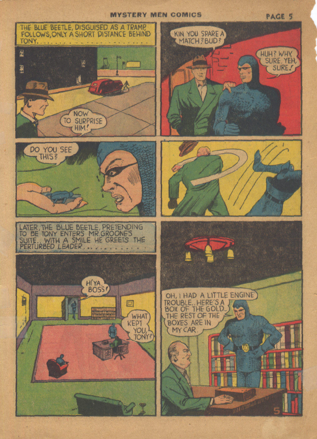 Read online Mystery Men Comics comic -  Issue #7 - 7