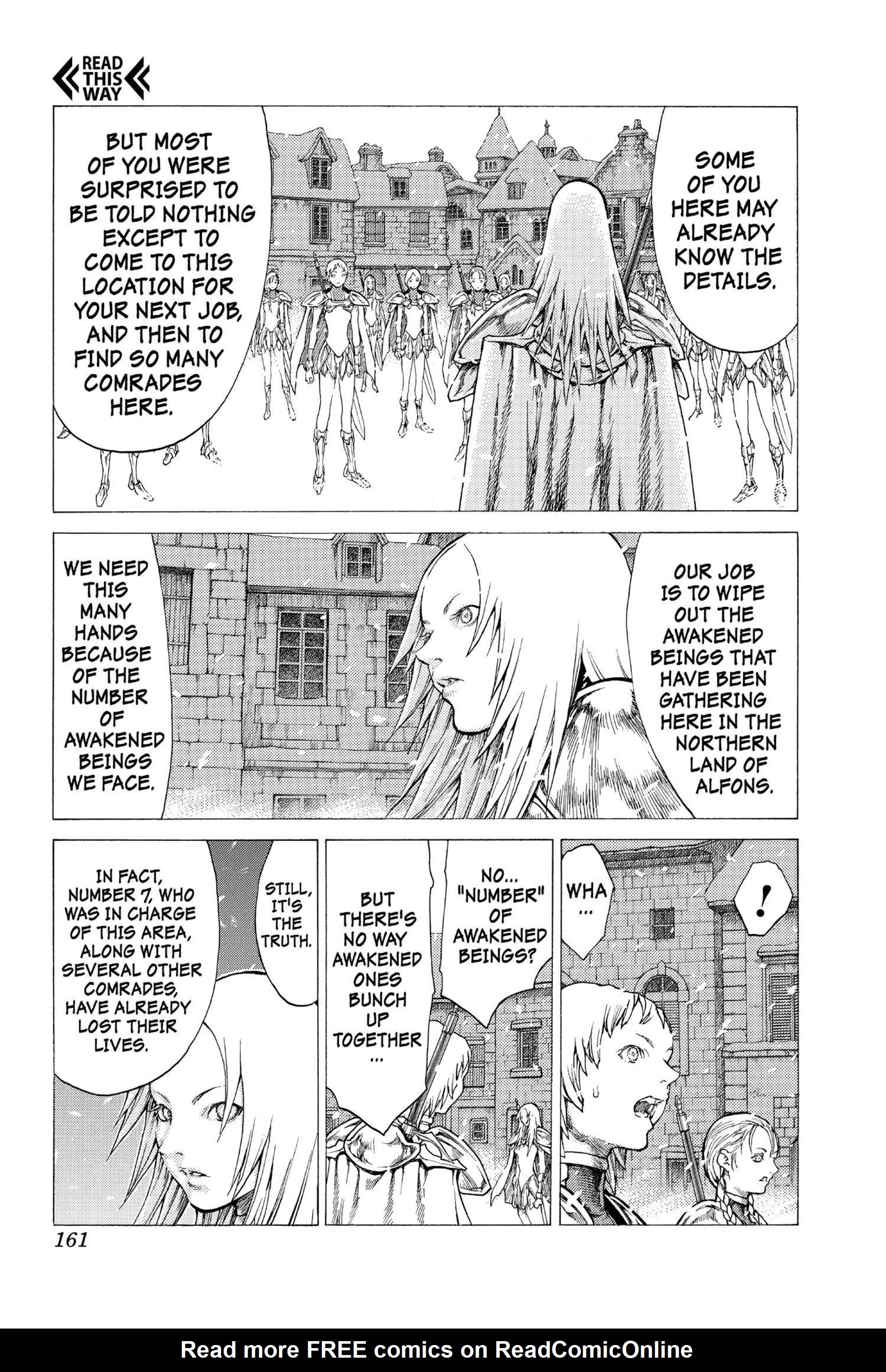 Read online Claymore comic -  Issue #9 - 150