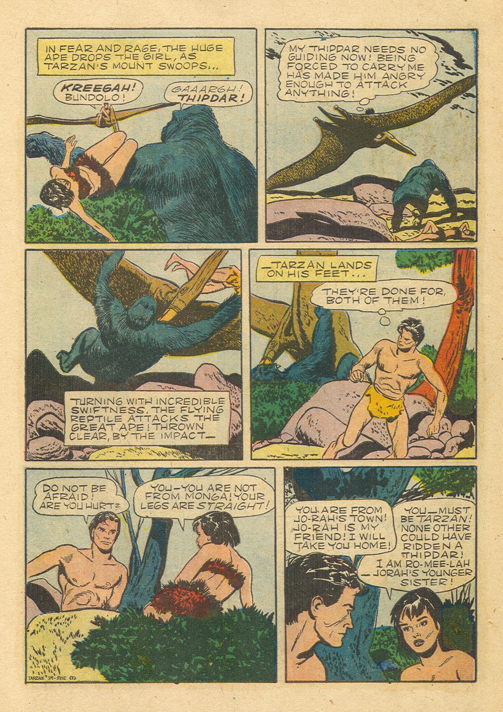 Read online Tarzan (1948) comic -  Issue #39 - 11