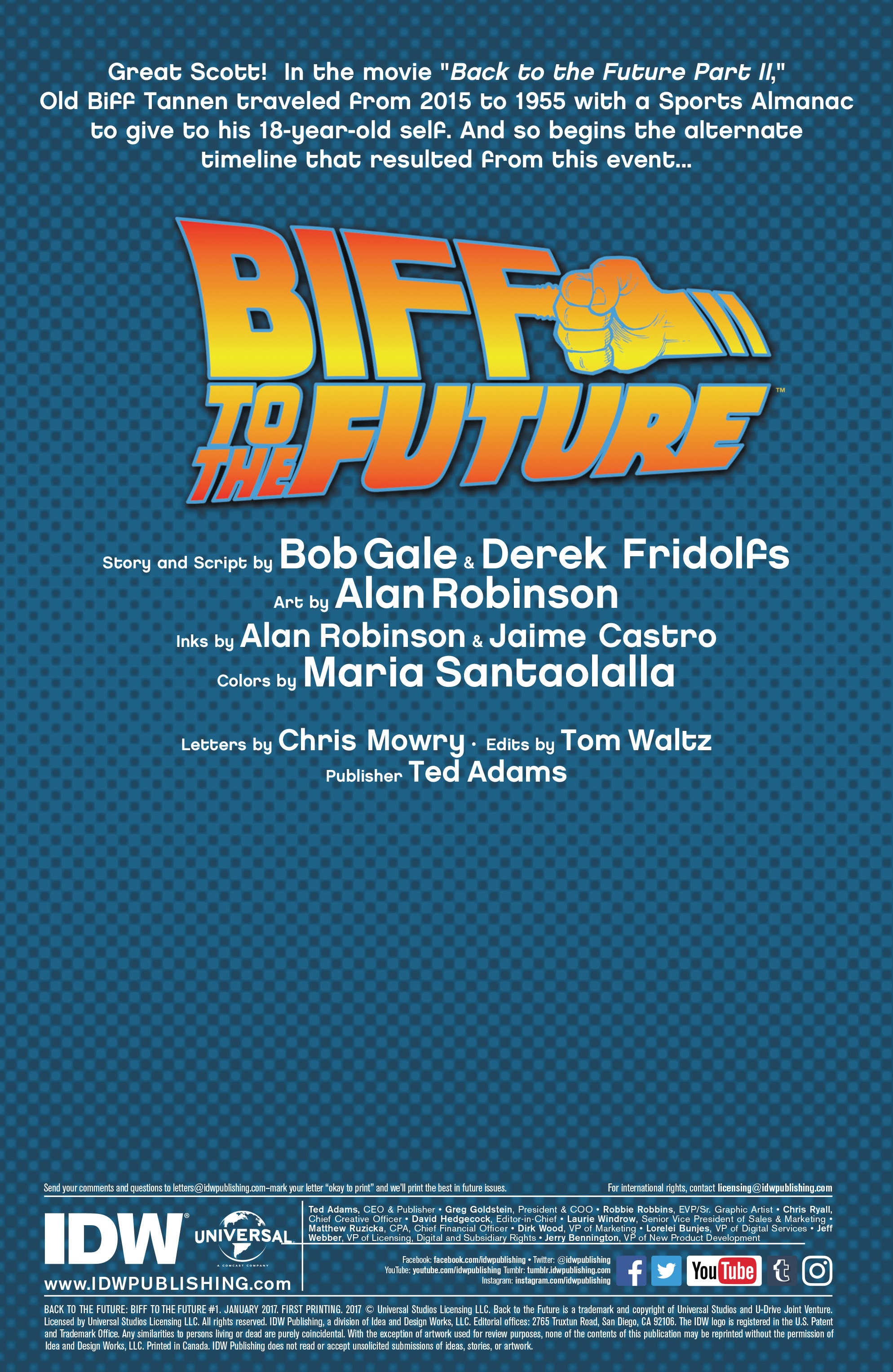 Read online Back to the Future: Biff to the Future comic -  Issue #1 - 2