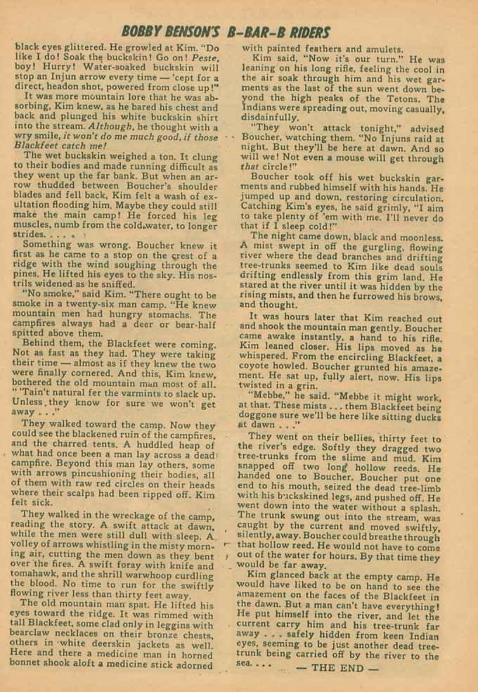 Read online Bobby Benson's B-Bar-B Riders comic -  Issue #2 - 27