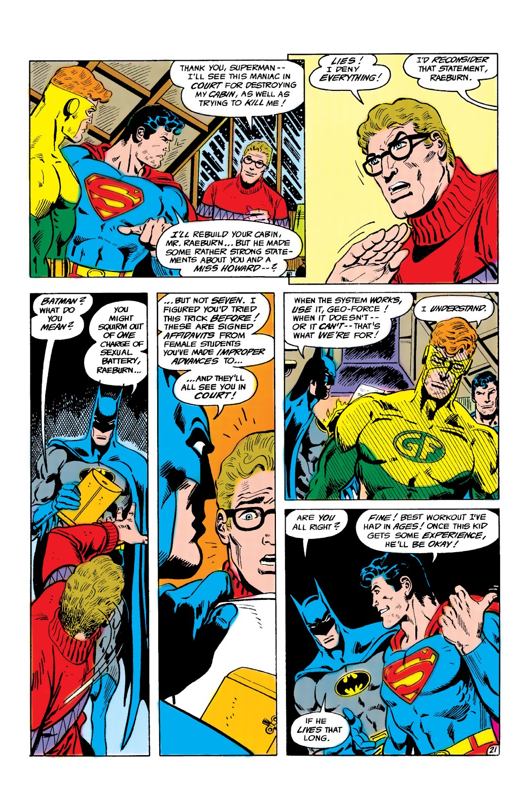Batman and the Outsiders (1983) issue 19 - Page 22