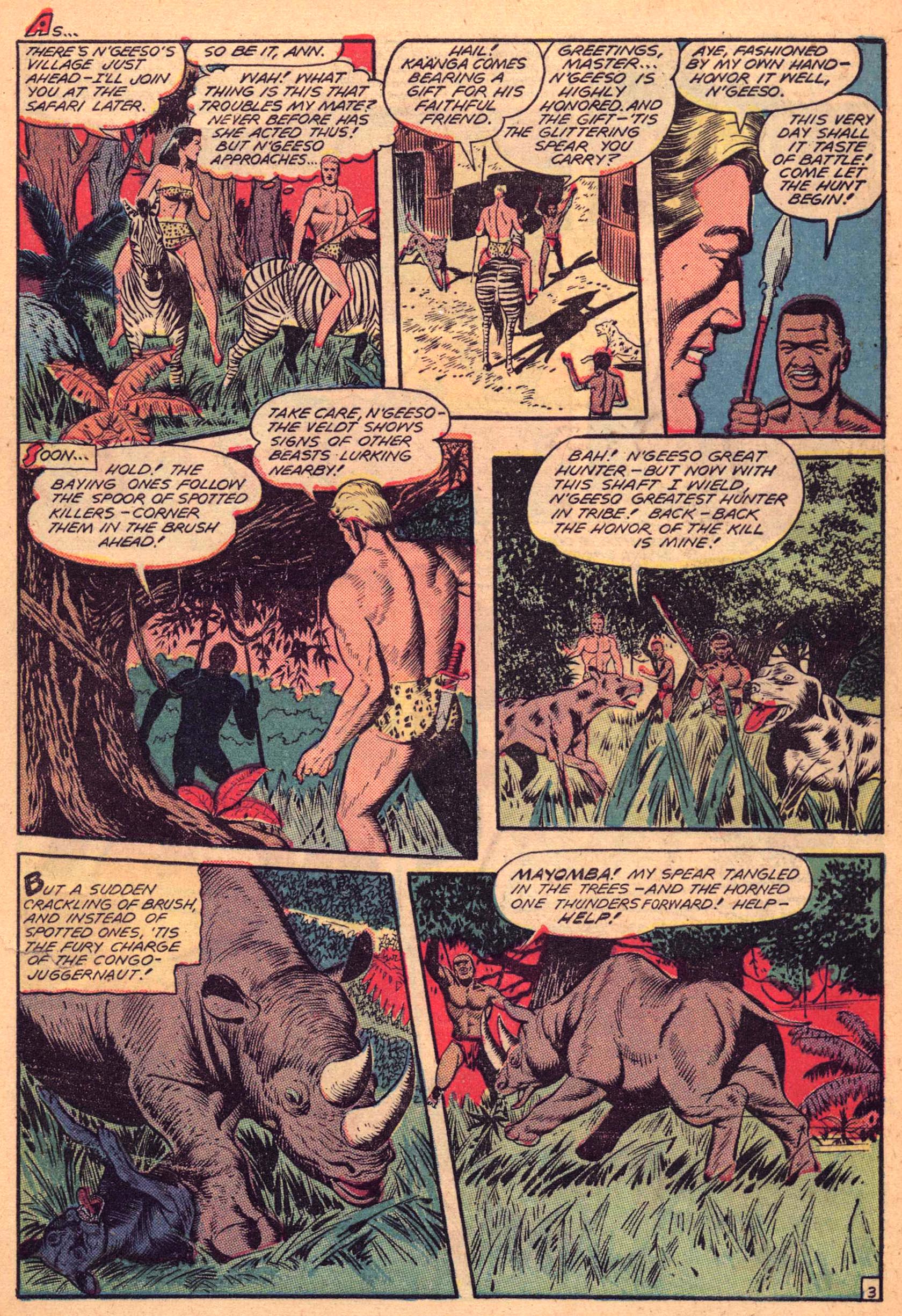 Read online Jungle Comics comic -  Issue #99 - 5