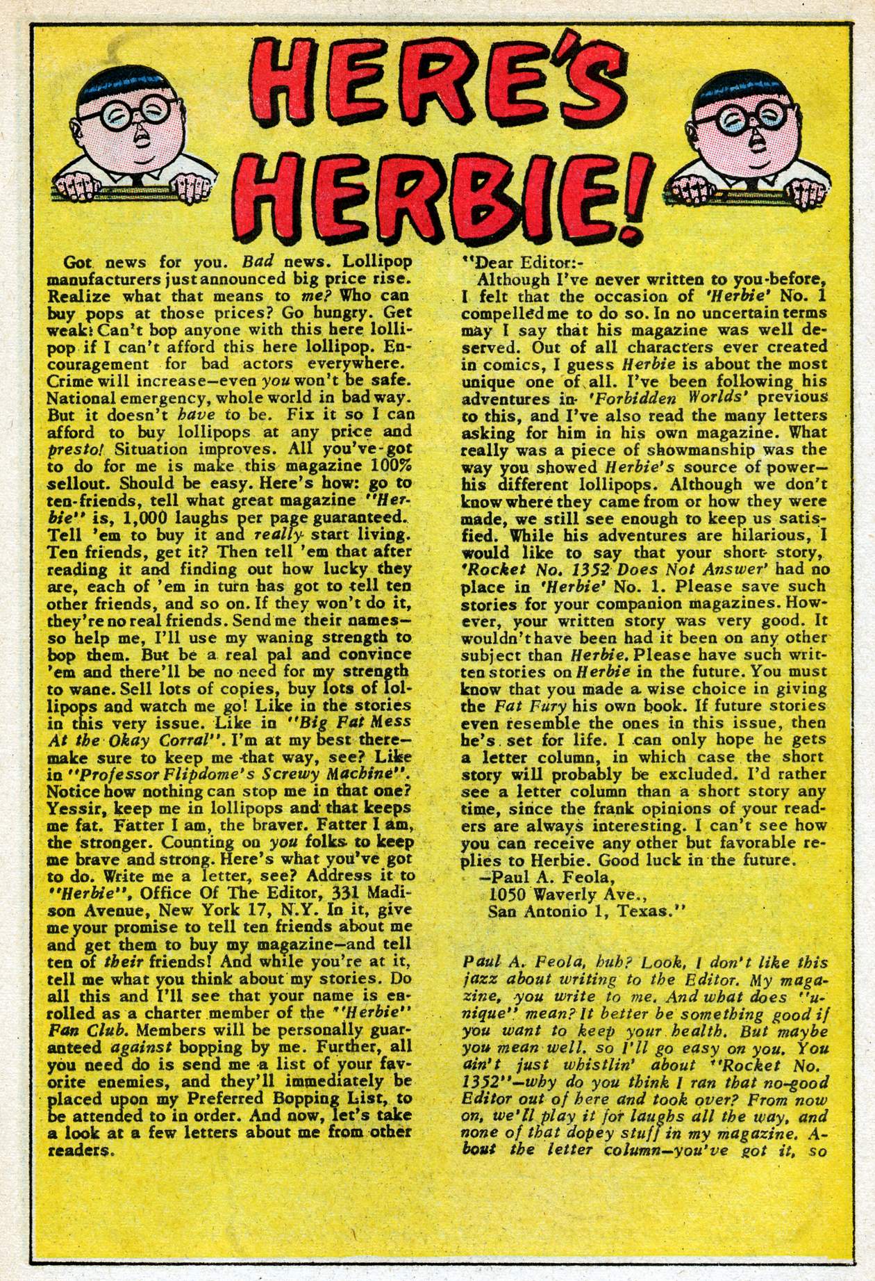 Read online Herbie comic -  Issue #4 - 19