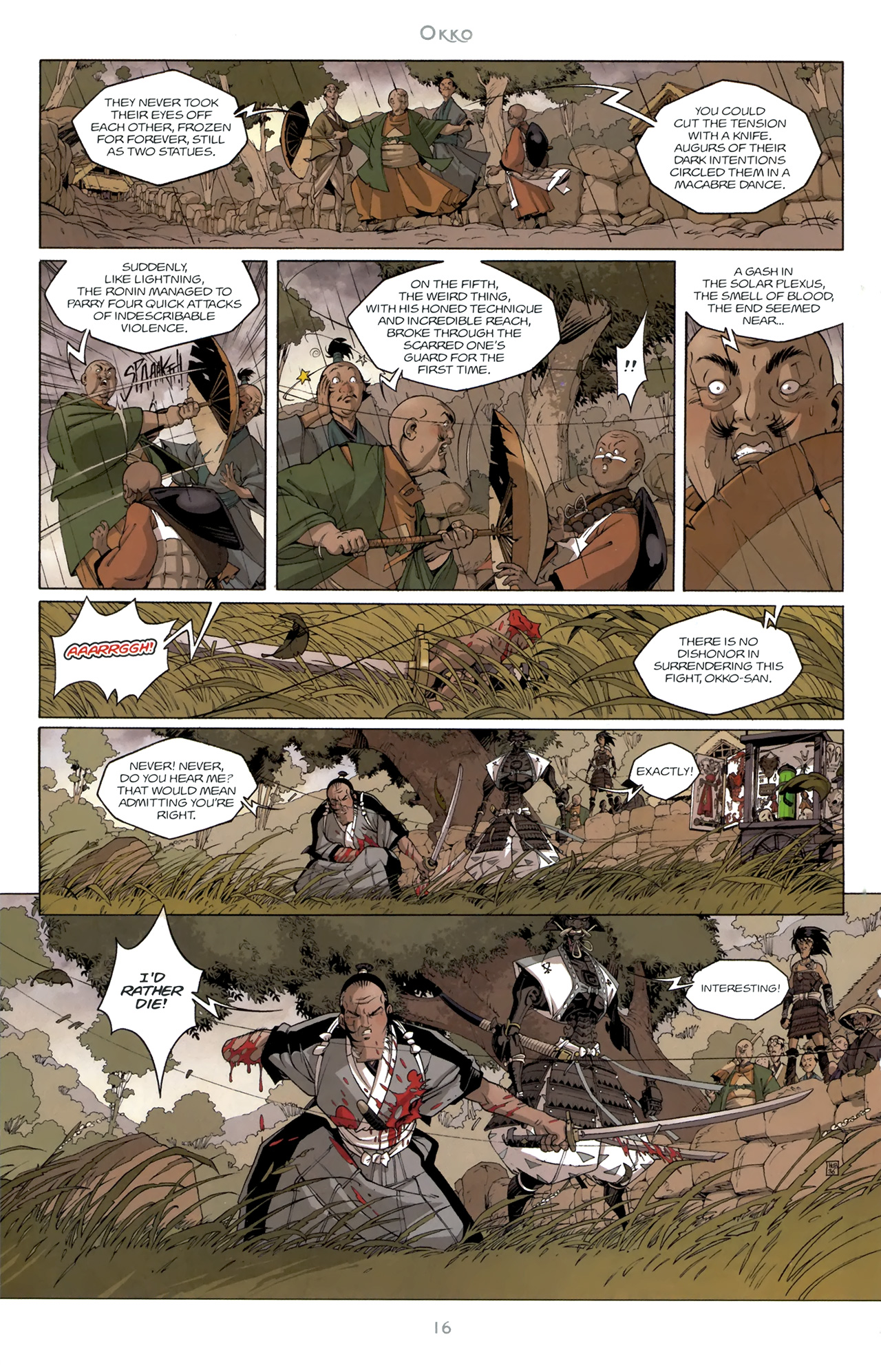 Read online Okko: The Cycle of Air comic -  Issue #2 - 16