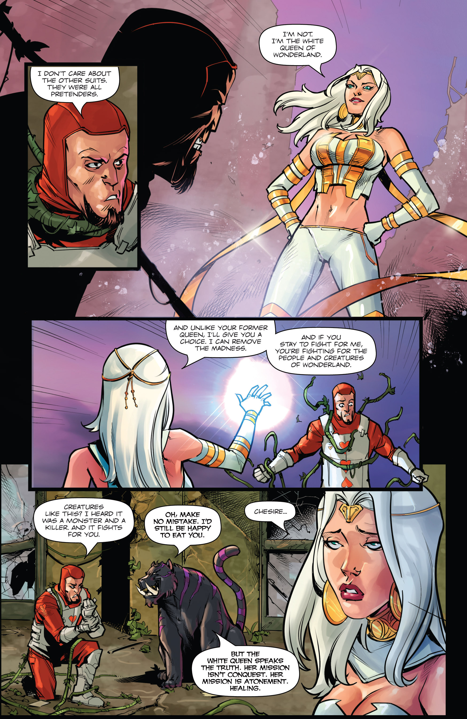 Read online Grimm Fairy Tales presents White Queen: Age of Darkness comic -  Issue #1 - 8