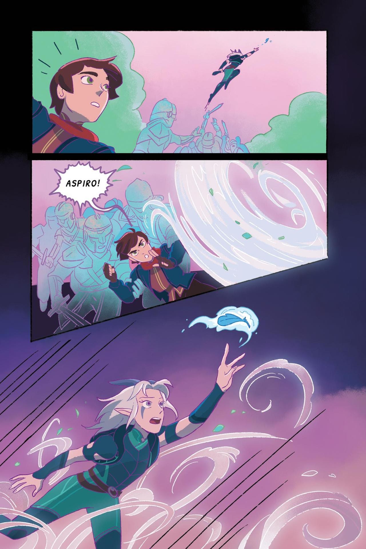 Read online Through the Moon: The Dragon Prince Graphic Novel comic -  Issue # TPB - 116