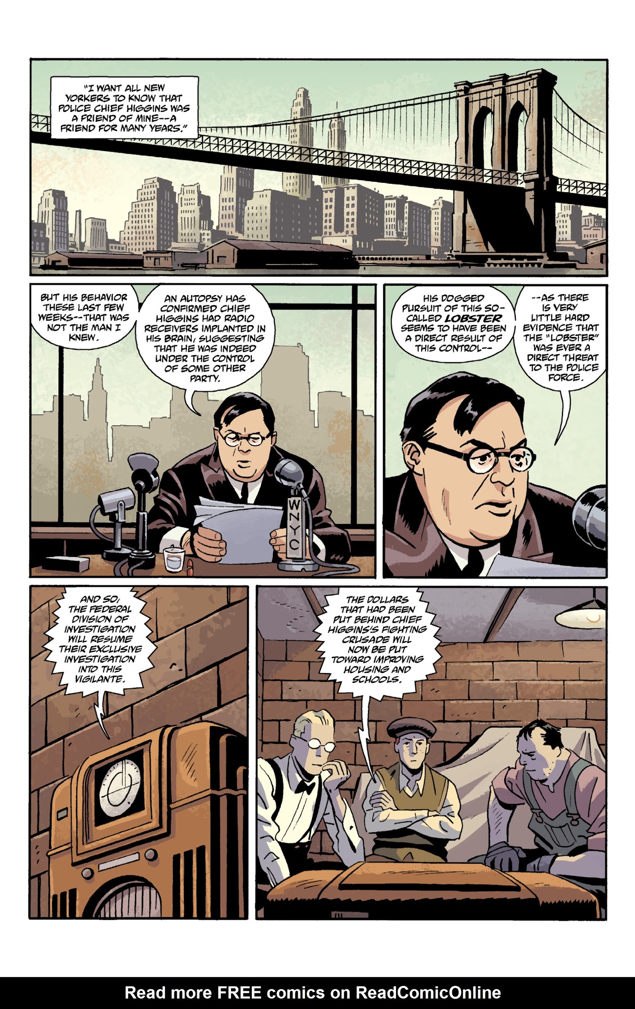 Read online Lobster Johnson: Get the Lobster comic -  Issue # TPB - 119