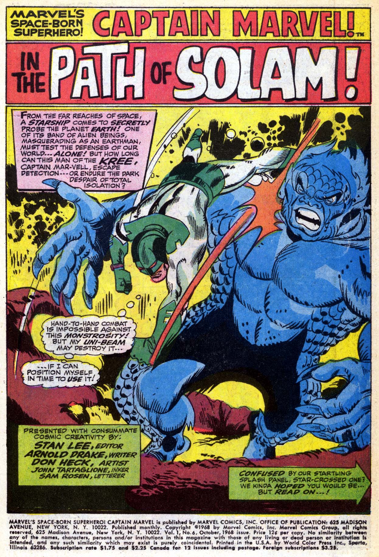 Captain Marvel (1968) Issue #6 #6 - English 2