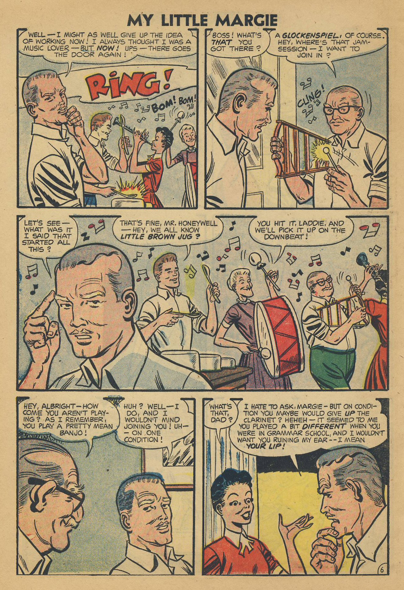 Read online My Little Margie (1954) comic -  Issue #4 - 8