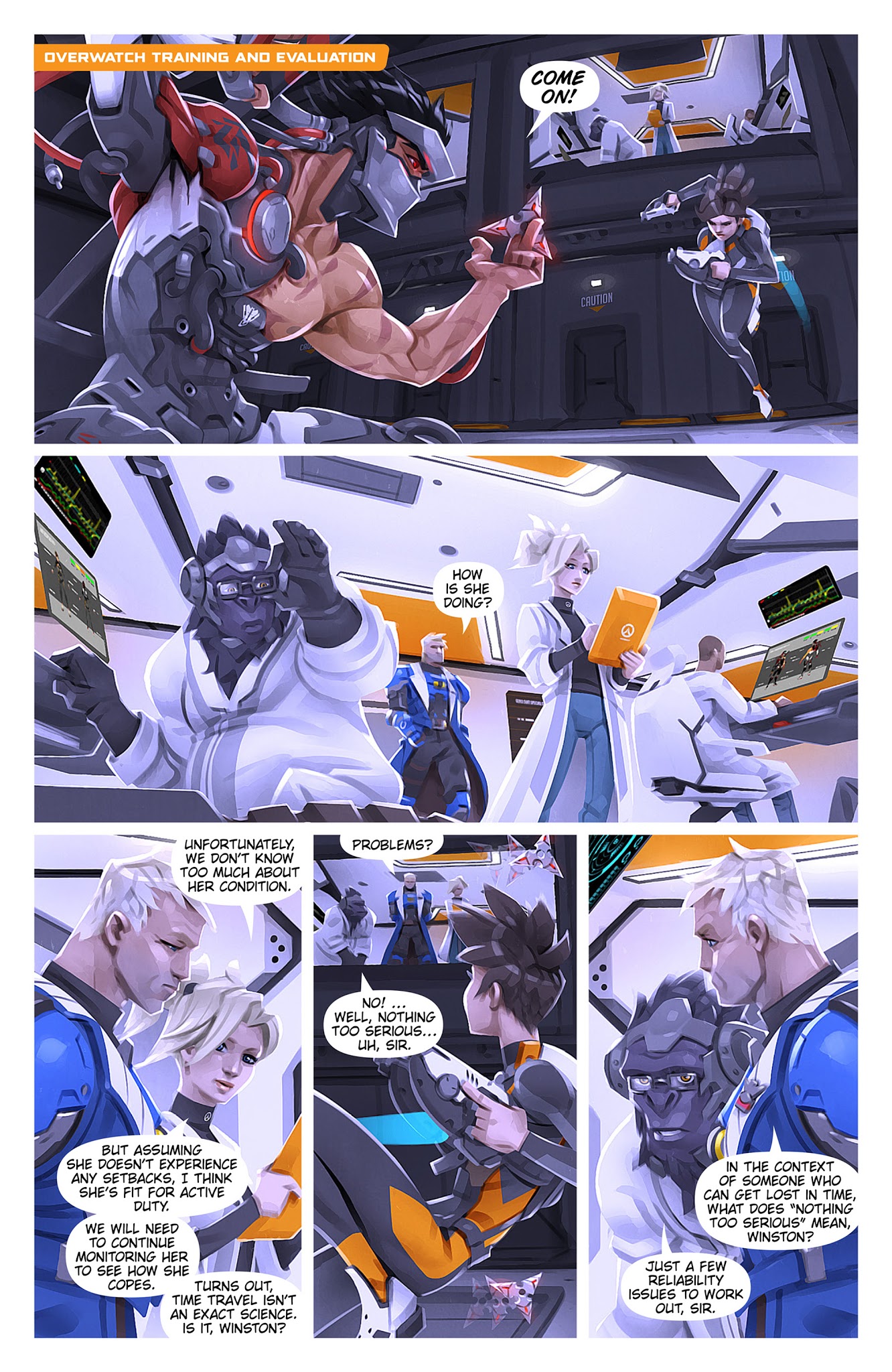 Read online Overwatch comic -  Issue #12 - 6