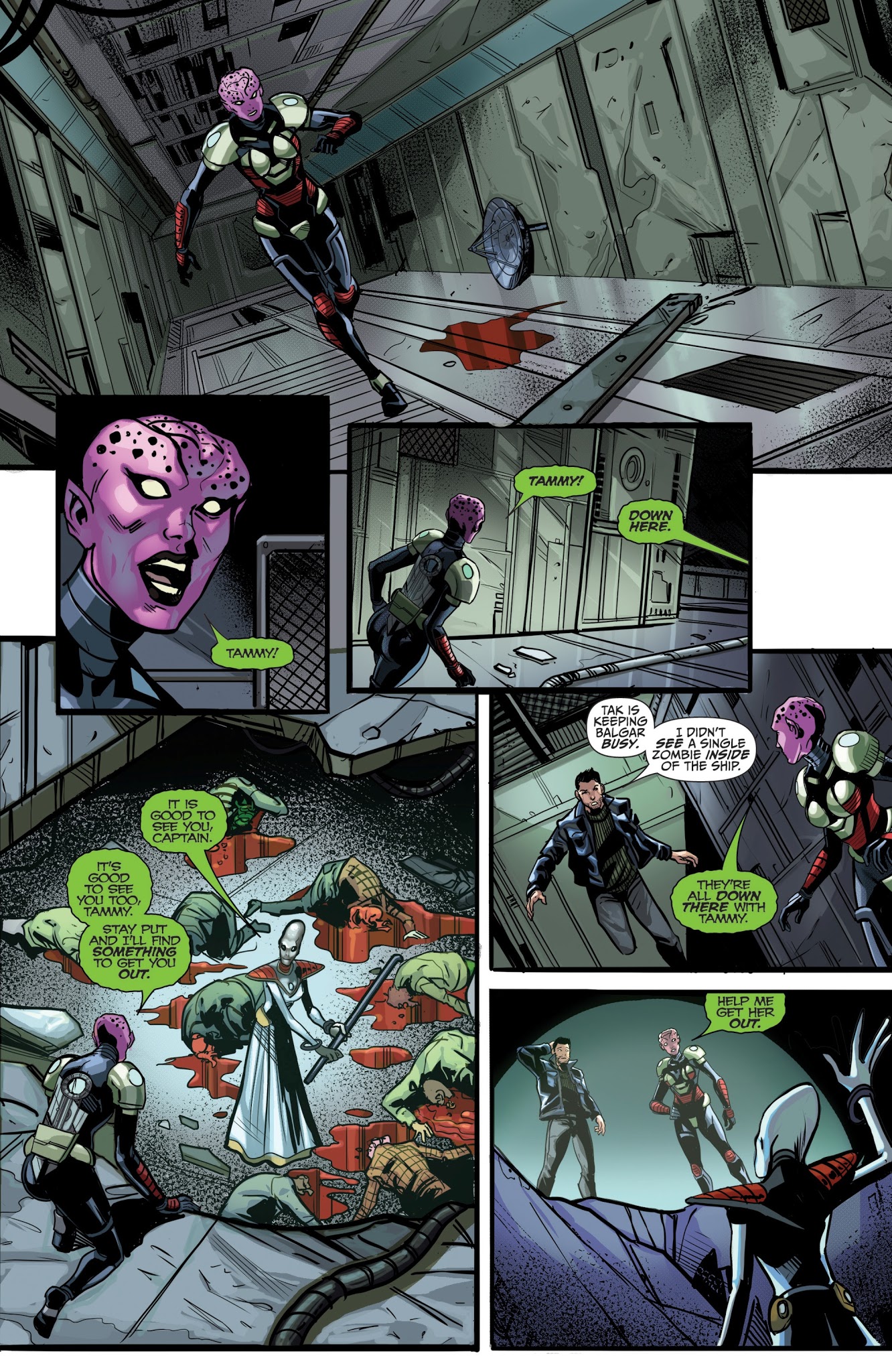 Read online Aliens vs. Zombies comic -  Issue #5 - 12