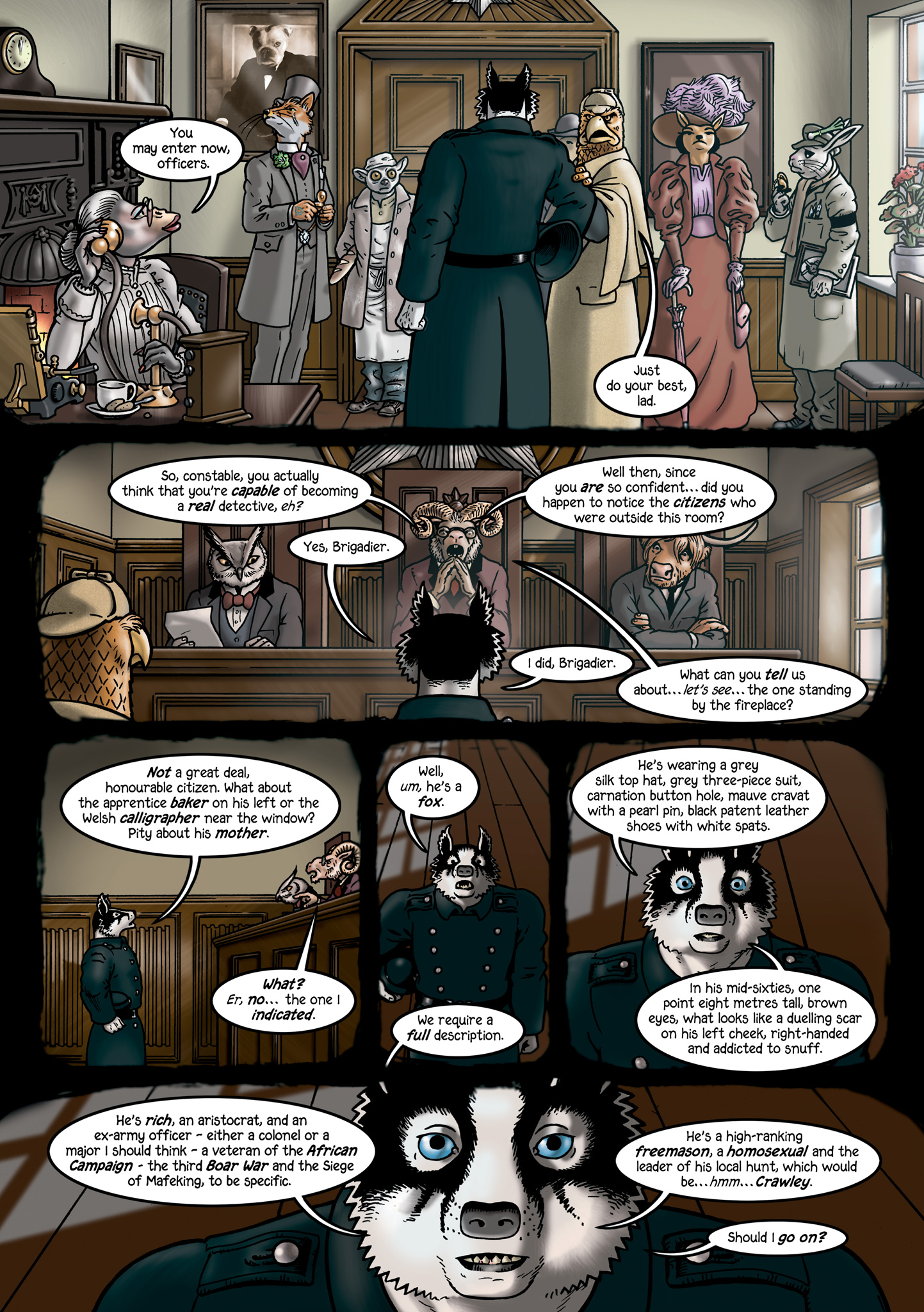 Read online Grandville Force Majeur comic -  Issue # TPB (Part 1) - 58