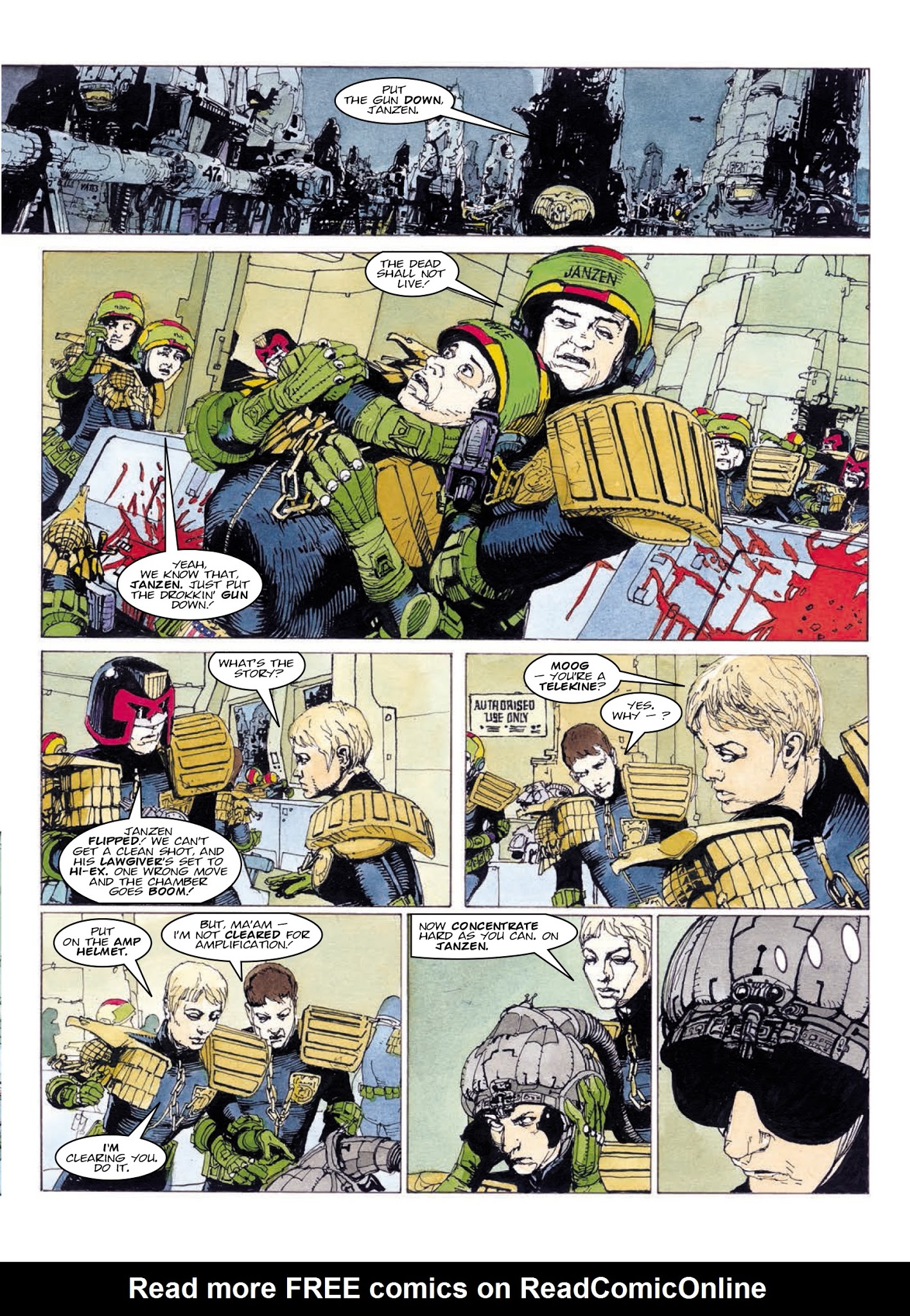 Read online Judge Anderson: The Psi Files comic -  Issue # TPB 4 - 226