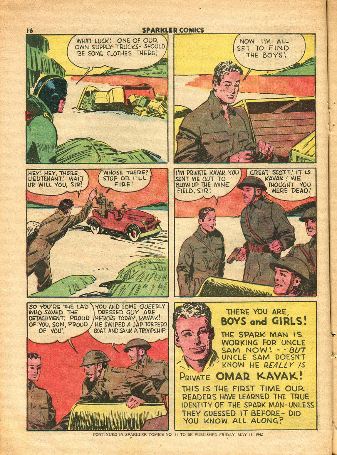 Read online Sparkler Comics comic -  Issue #10 - 18