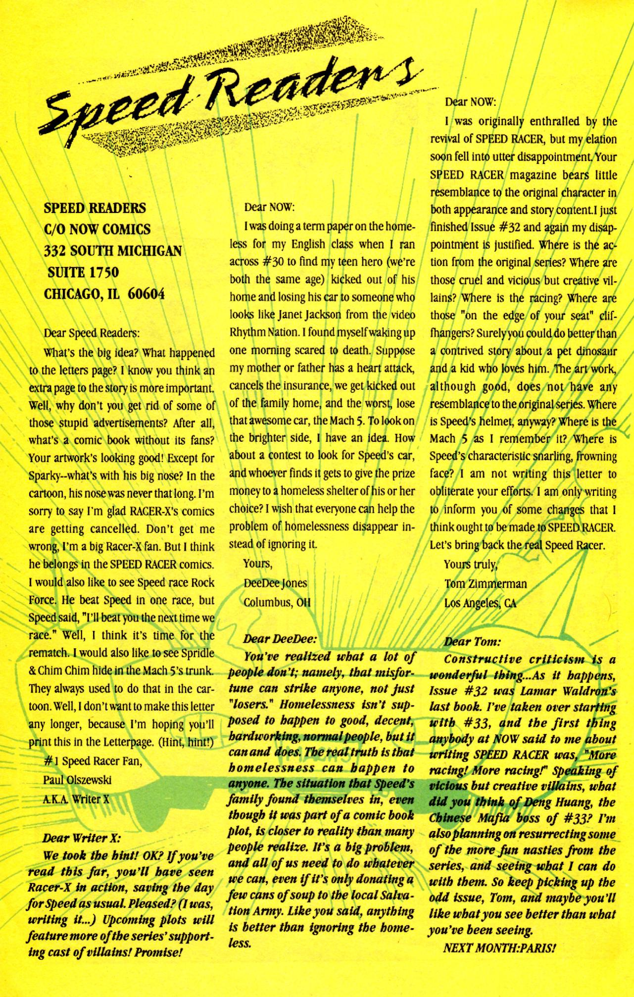 Read online Speed Racer (1987) comic -  Issue #34 - 27