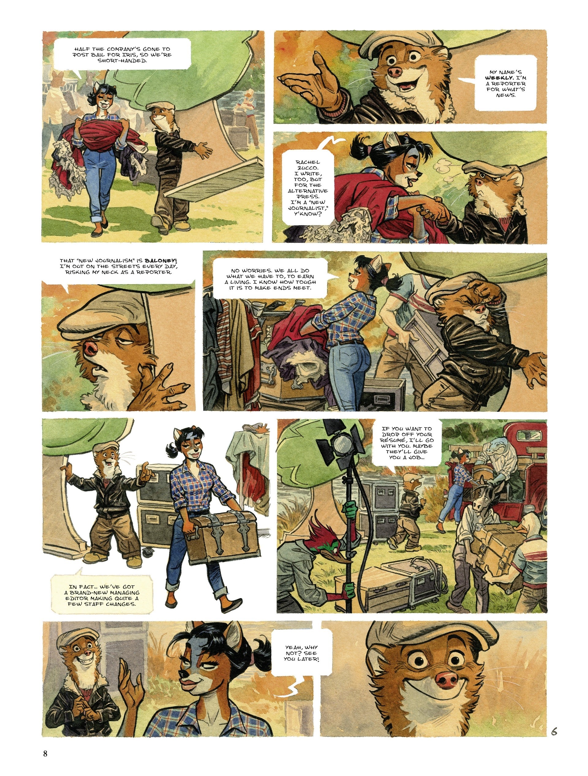 Read online Blacksad: They All Fall Down comic -  Issue #1 - 8
