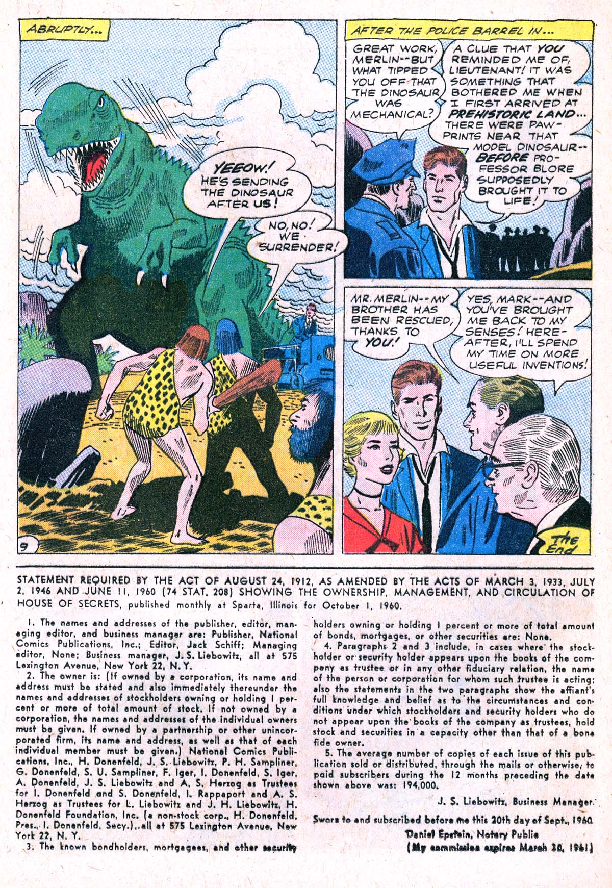 Read online House of Secrets (1956) comic -  Issue #41 - 32