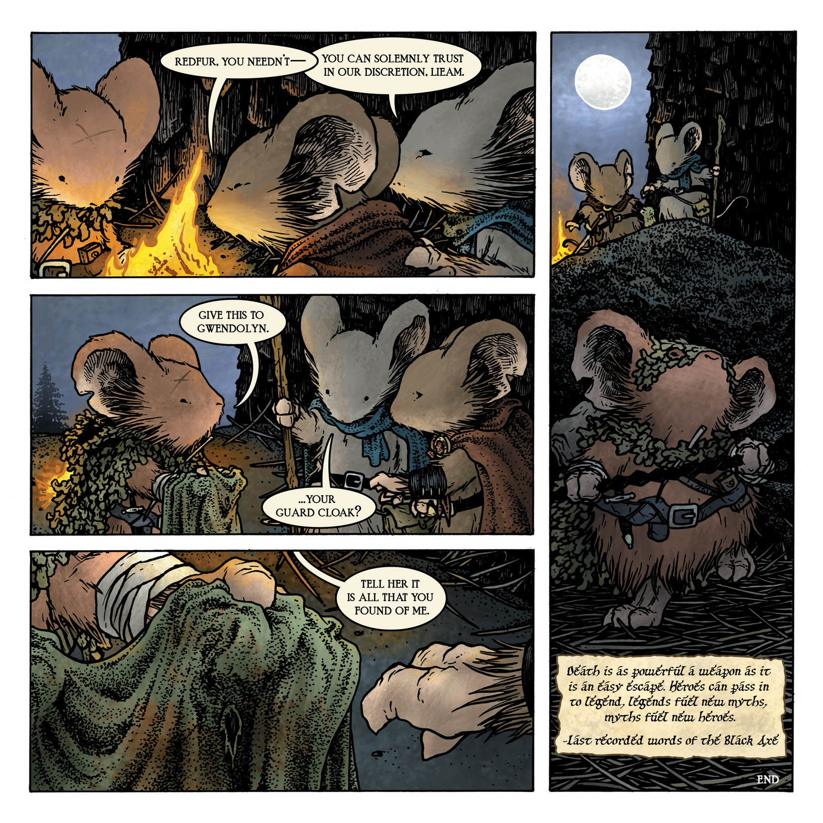 Read online Mouse Guard: The Black Axe comic -  Issue #6 - 25