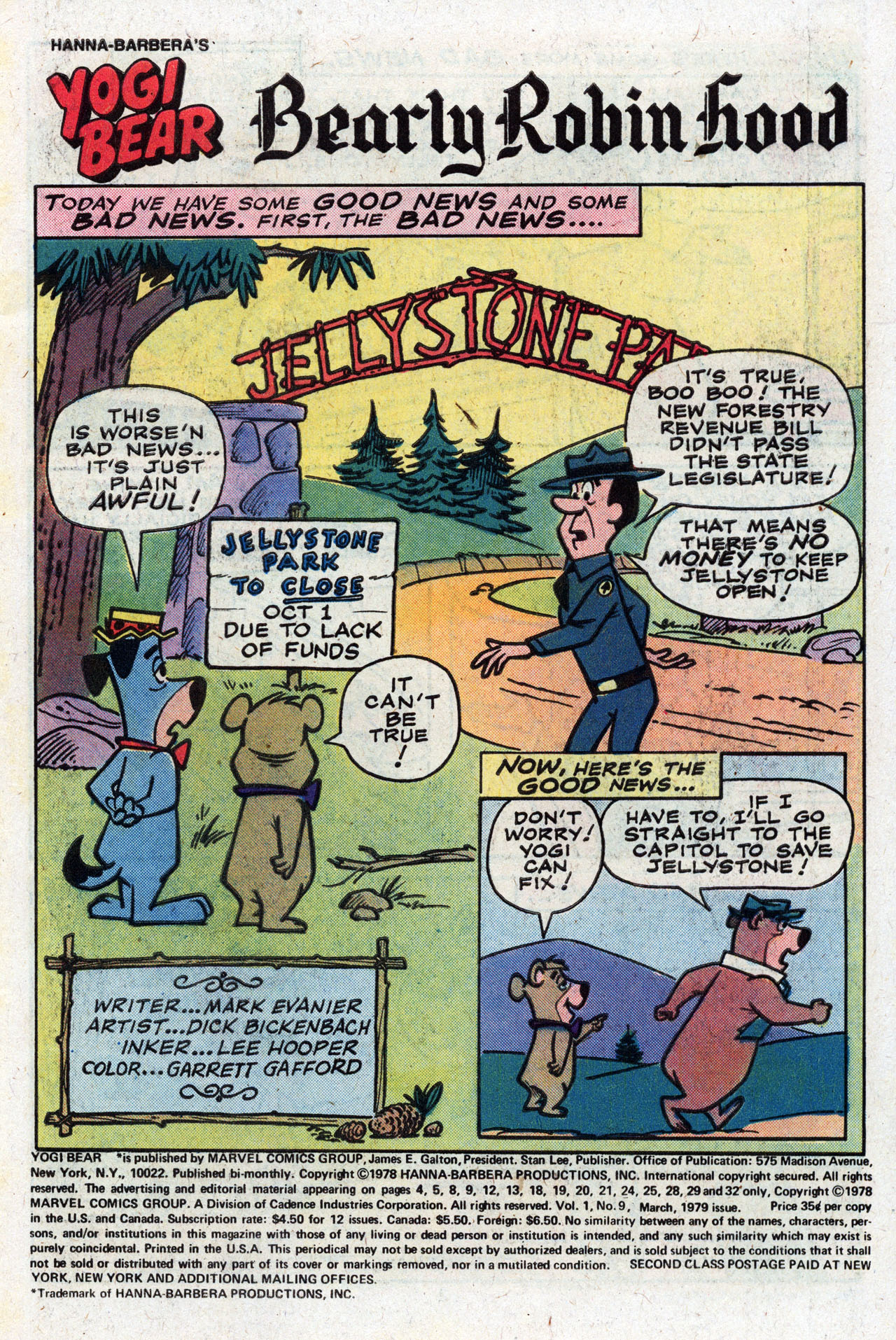 Read online Yogi Bear comic -  Issue #9 - 3