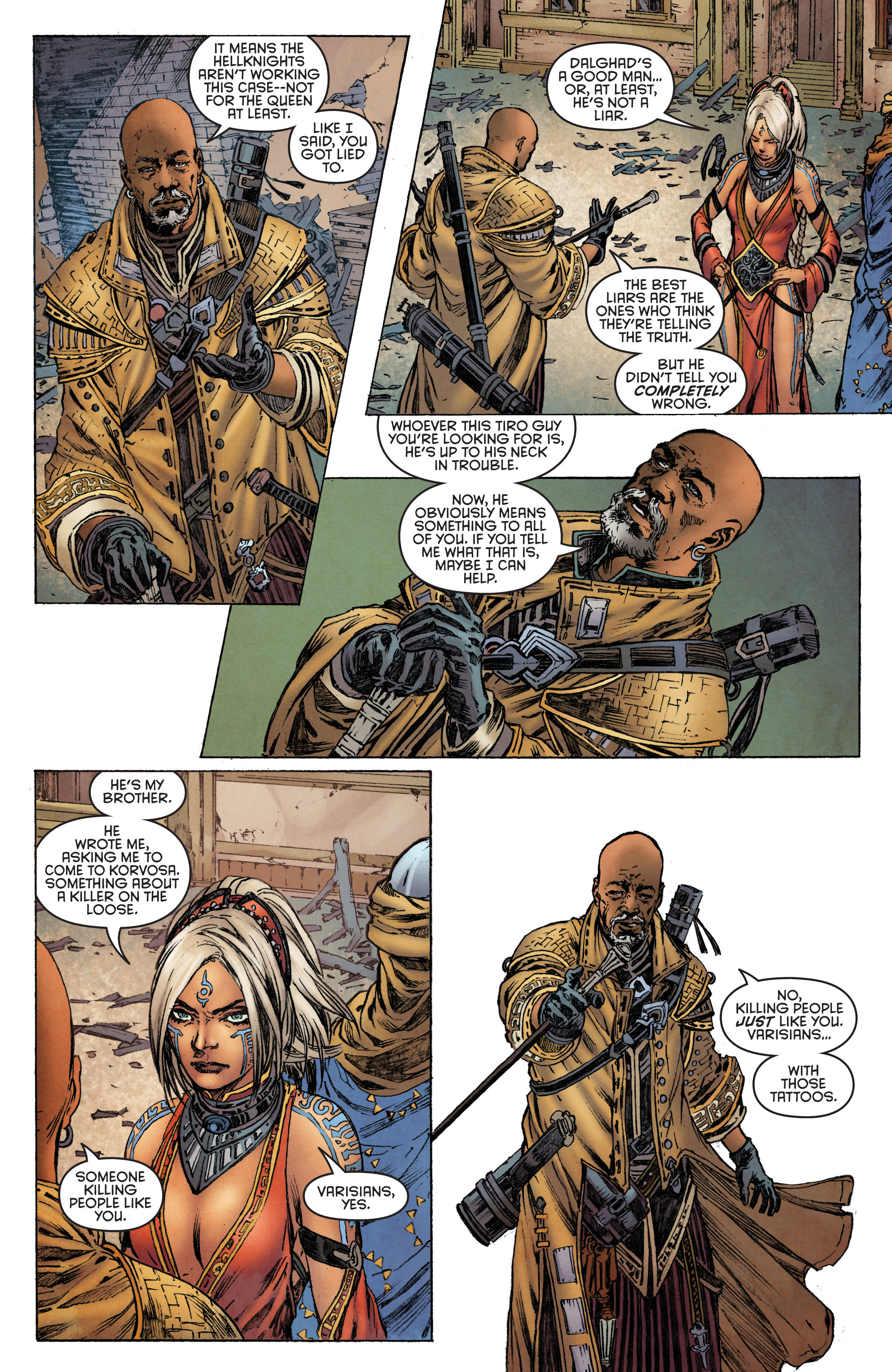 Read online Pathfinder: Runescars comic -  Issue #1 - 14