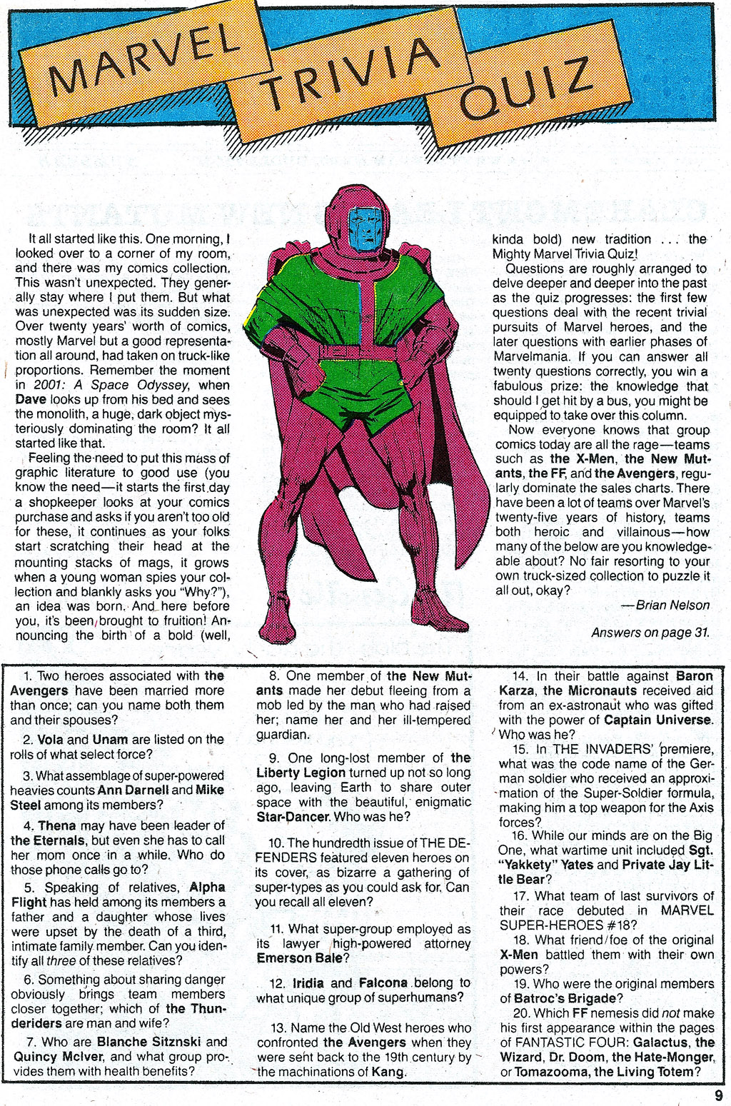 Read online Marvel Age comic -  Issue #50 - 11