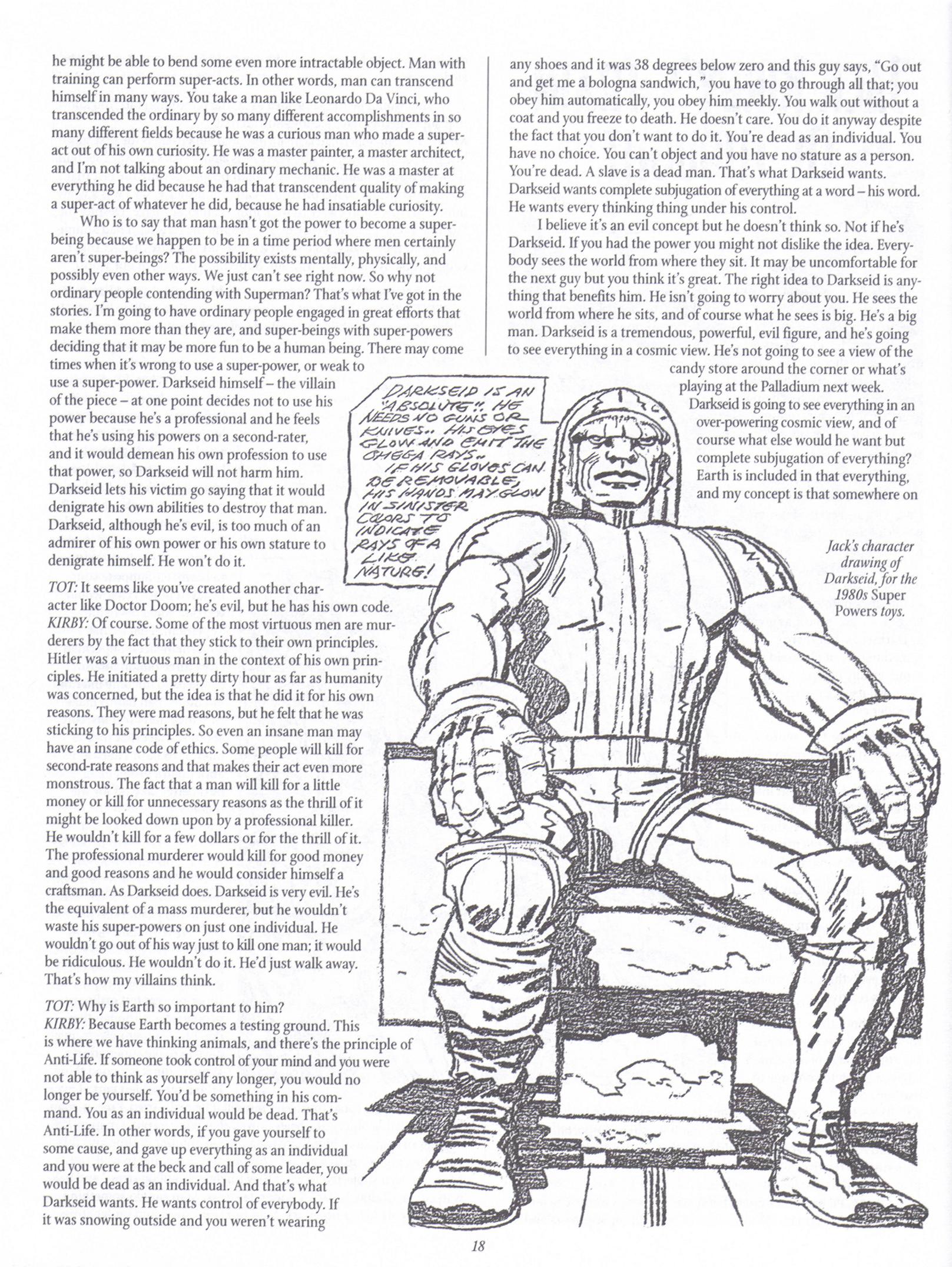 Read online The Jack Kirby Collector comic -  Issue #17 - 18