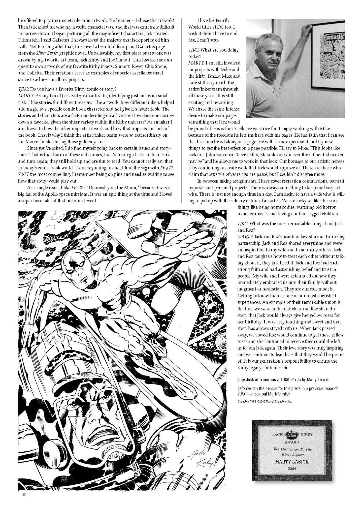 Read online The Jack Kirby Collector comic -  Issue #47 - 49