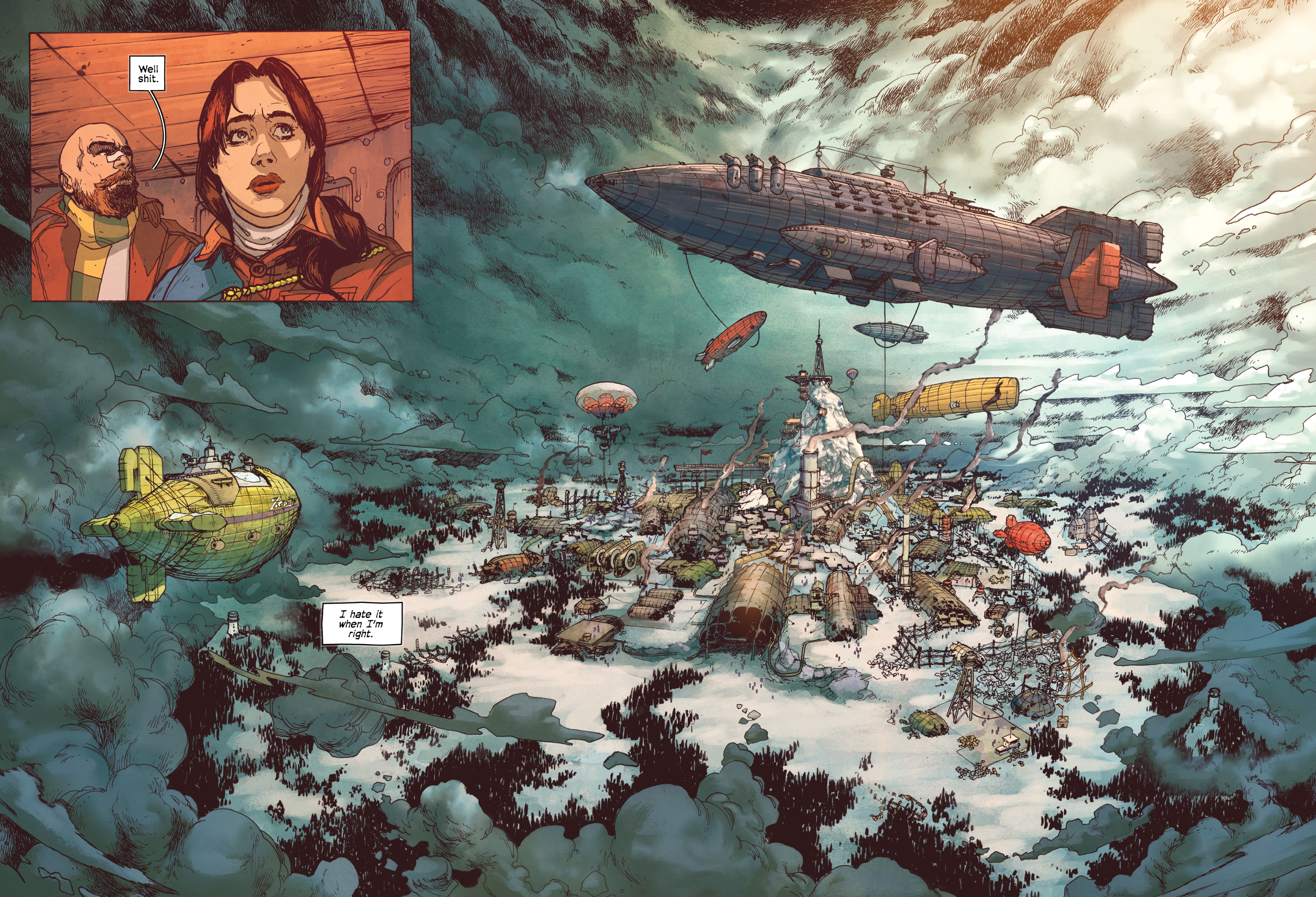 Read online Skies of Fire comic -  Issue #5 - 34