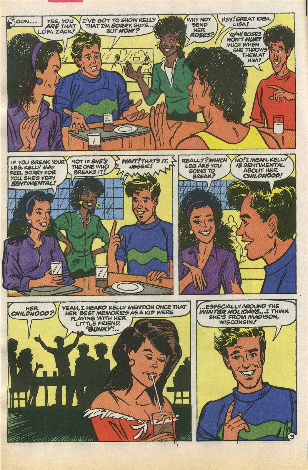 Read online Saved By The Bell comic -  Issue #1 - 6