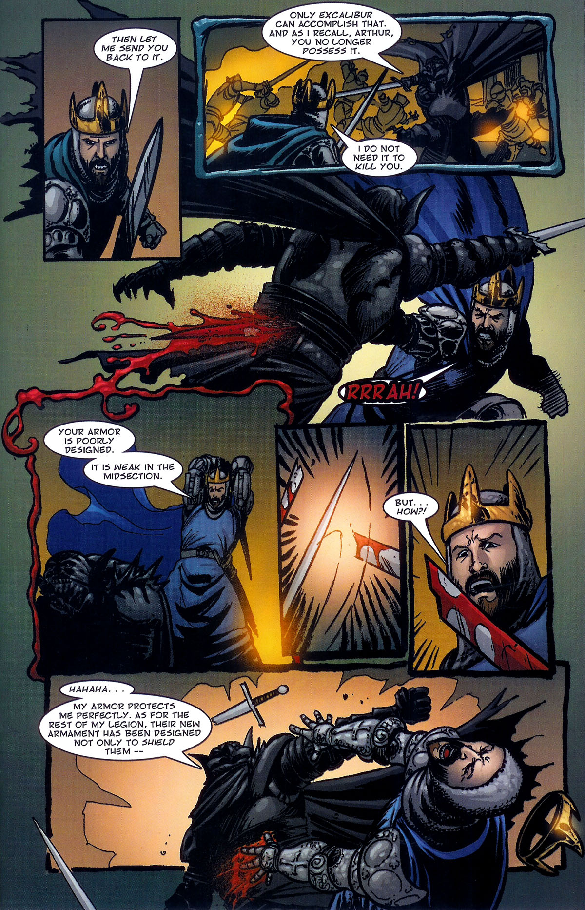 Read online Dracula vs King Arthur comic -  Issue #3 - 25