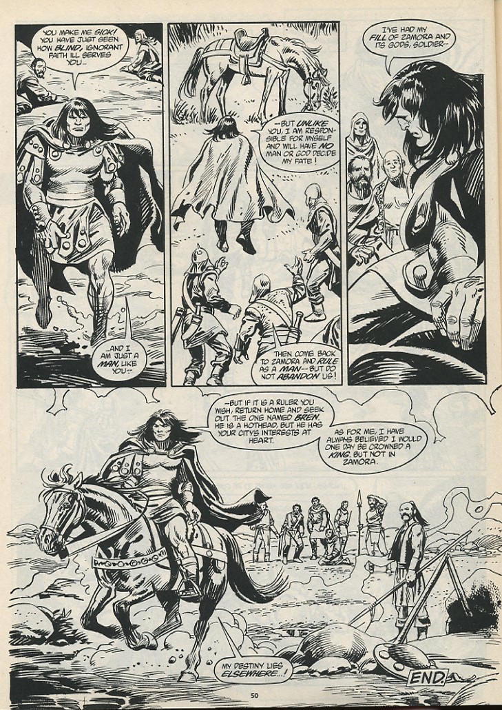 Read online The Savage Sword Of Conan comic -  Issue #181 - 52