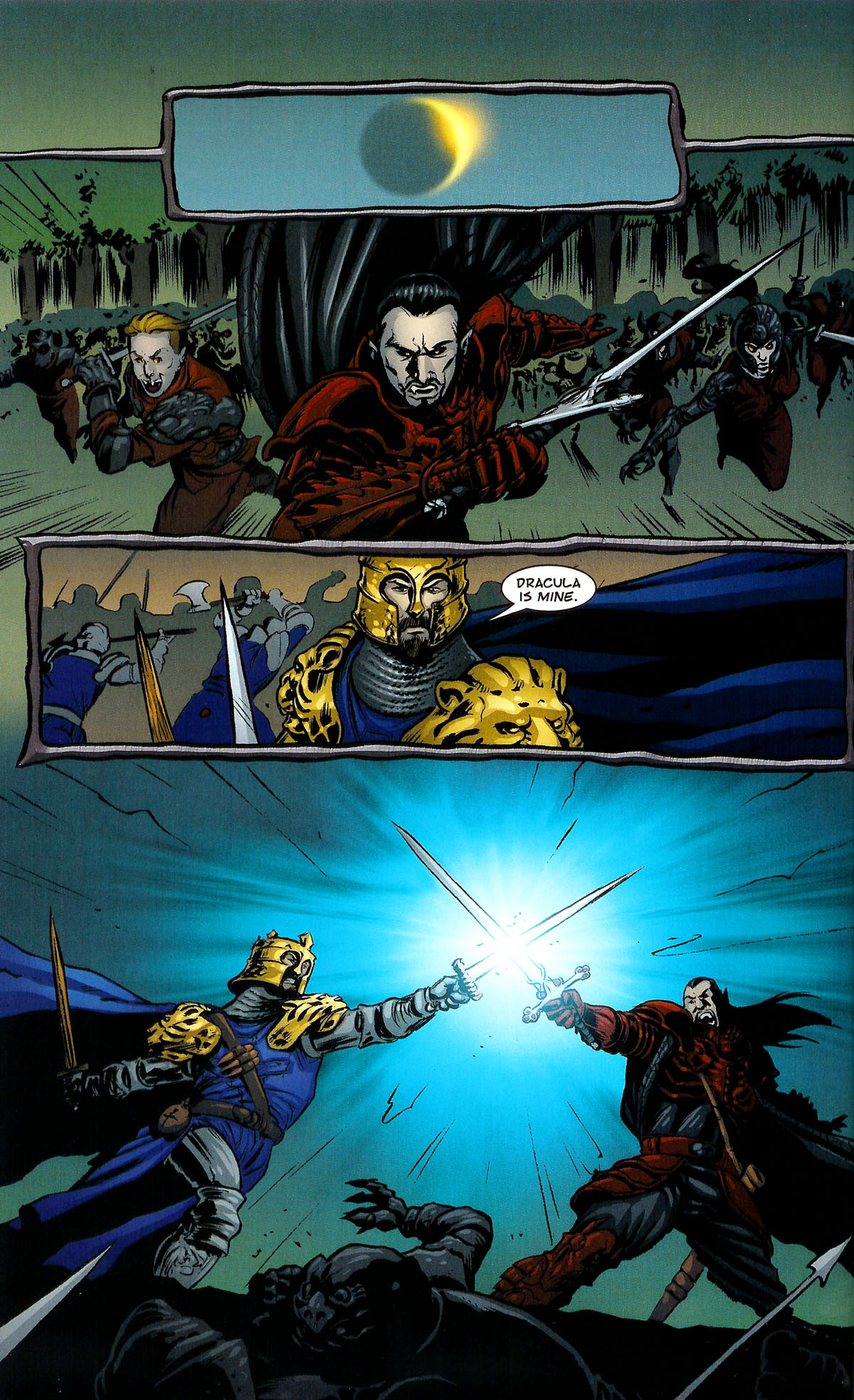 Read online Dracula vs King Arthur comic -  Issue #4 - 48