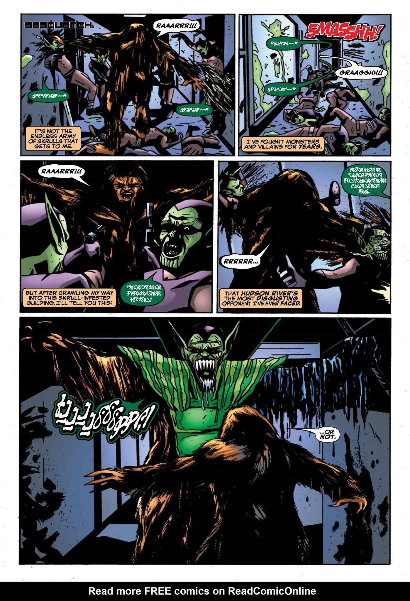 Read online Secret Invasion: Home Invasion comic -  Issue #7 - 12