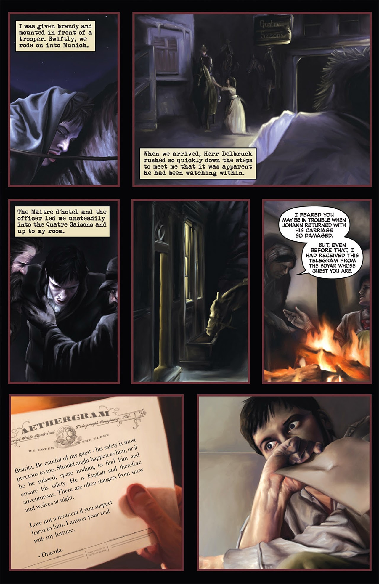 Read online The Complete Dracula comic -  Issue #1 - 9