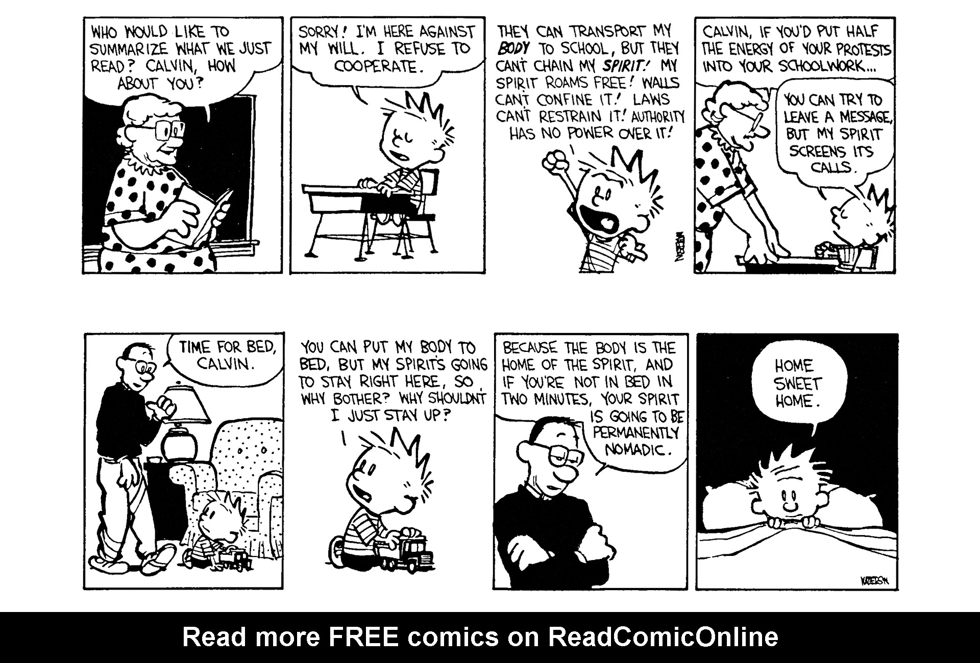 Read online Calvin and Hobbes comic -  Issue #7 - 129