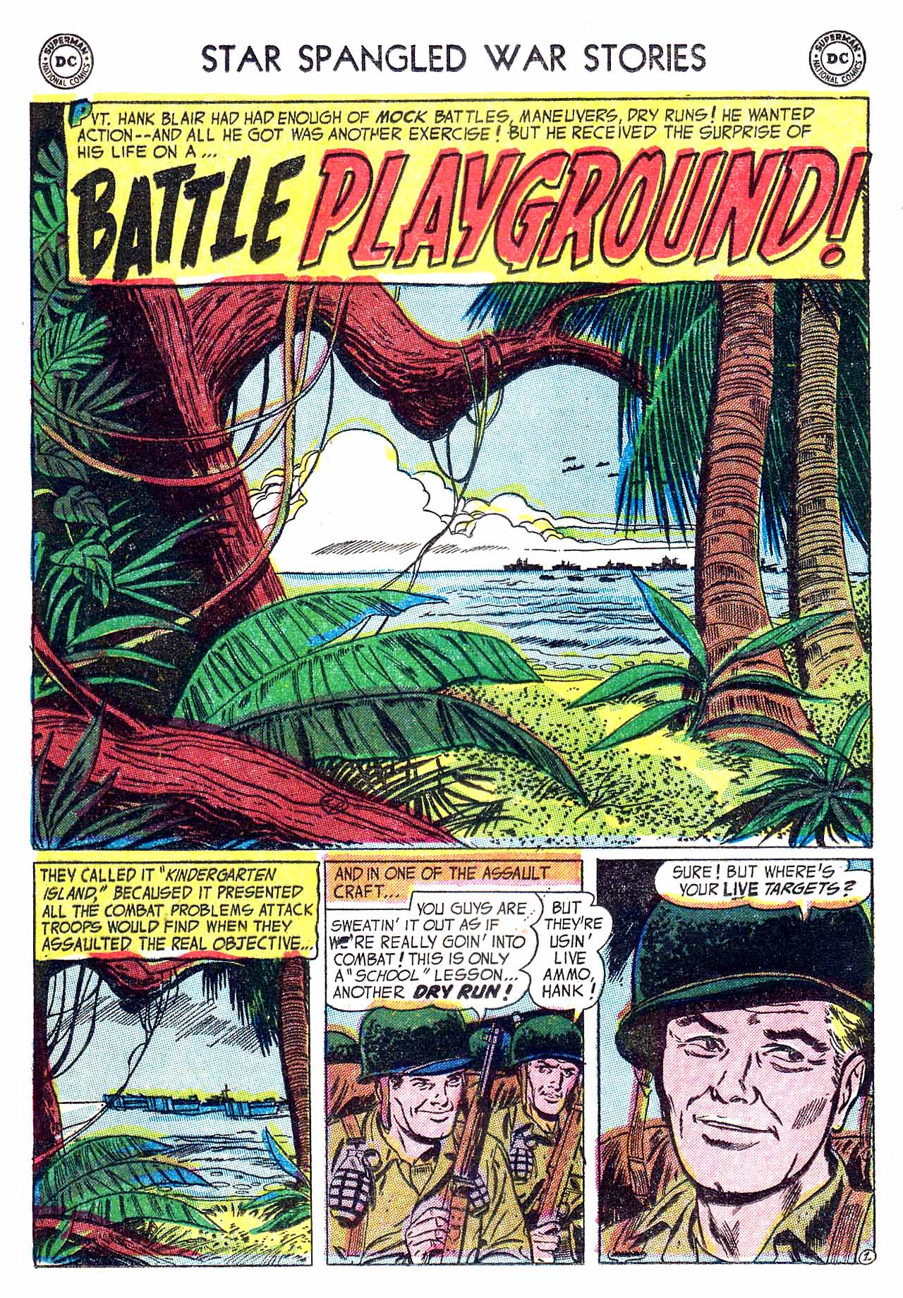 Read online Star Spangled War Stories (1952) comic -  Issue #25 - 12