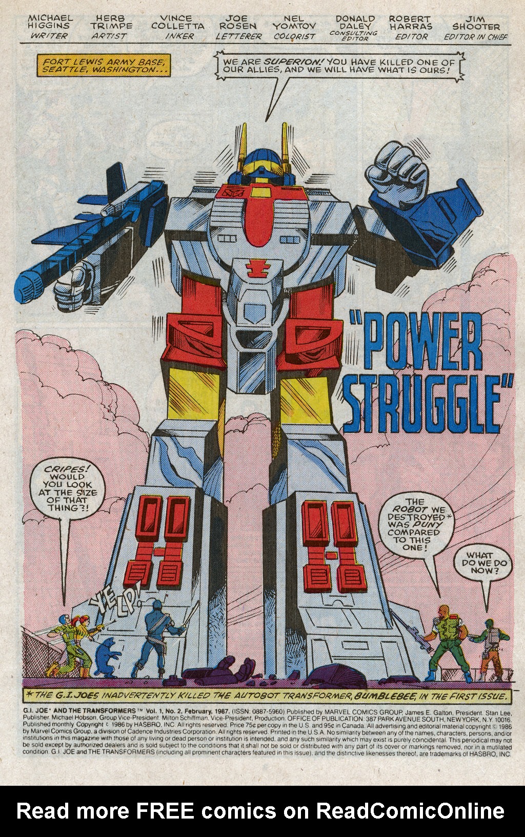 Read online G.I. Joe and The Transformers comic -  Issue #2 - 3