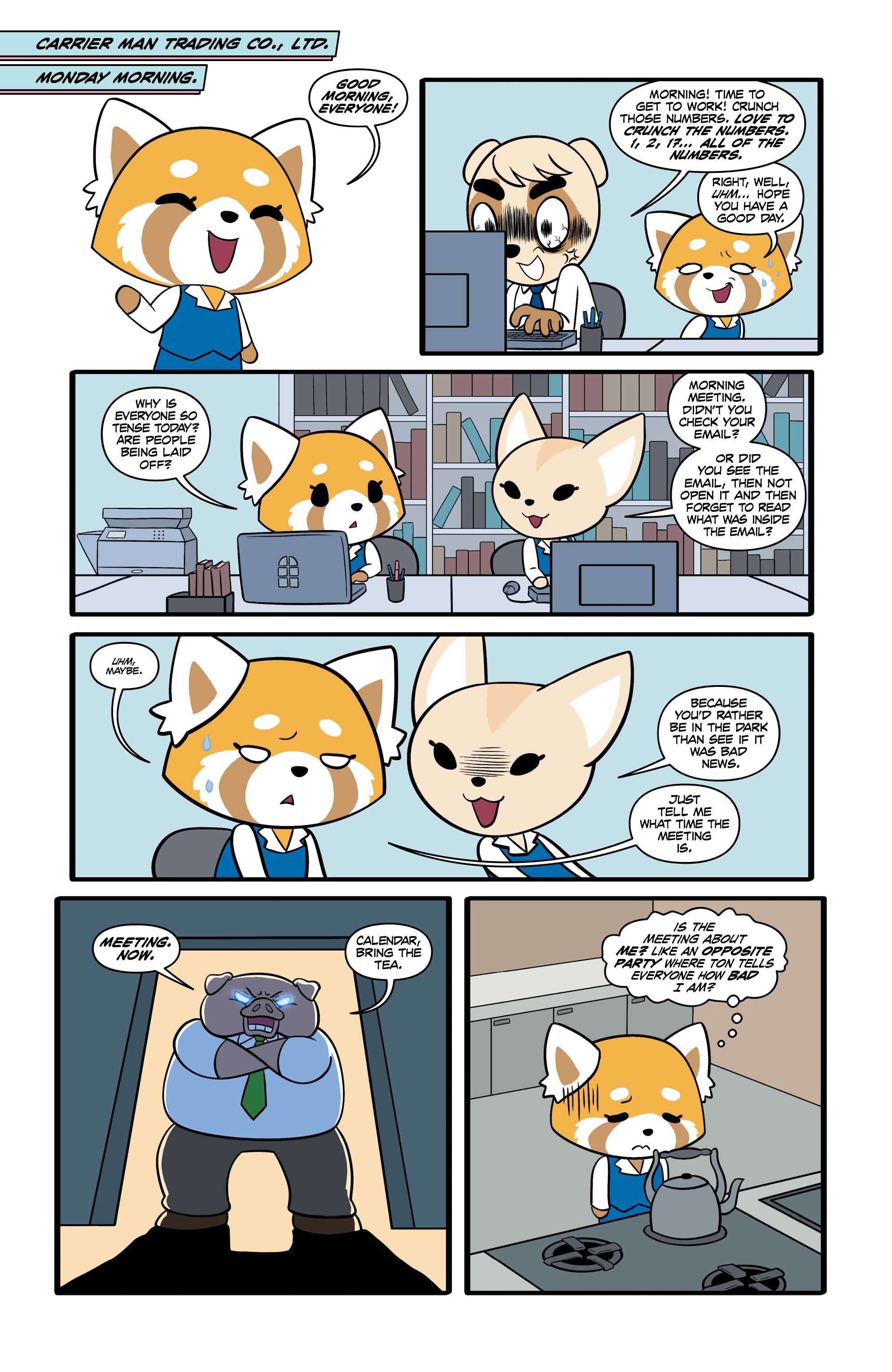 Read online Aggretsuko: Meet Her World comic -  Issue #2 - 3